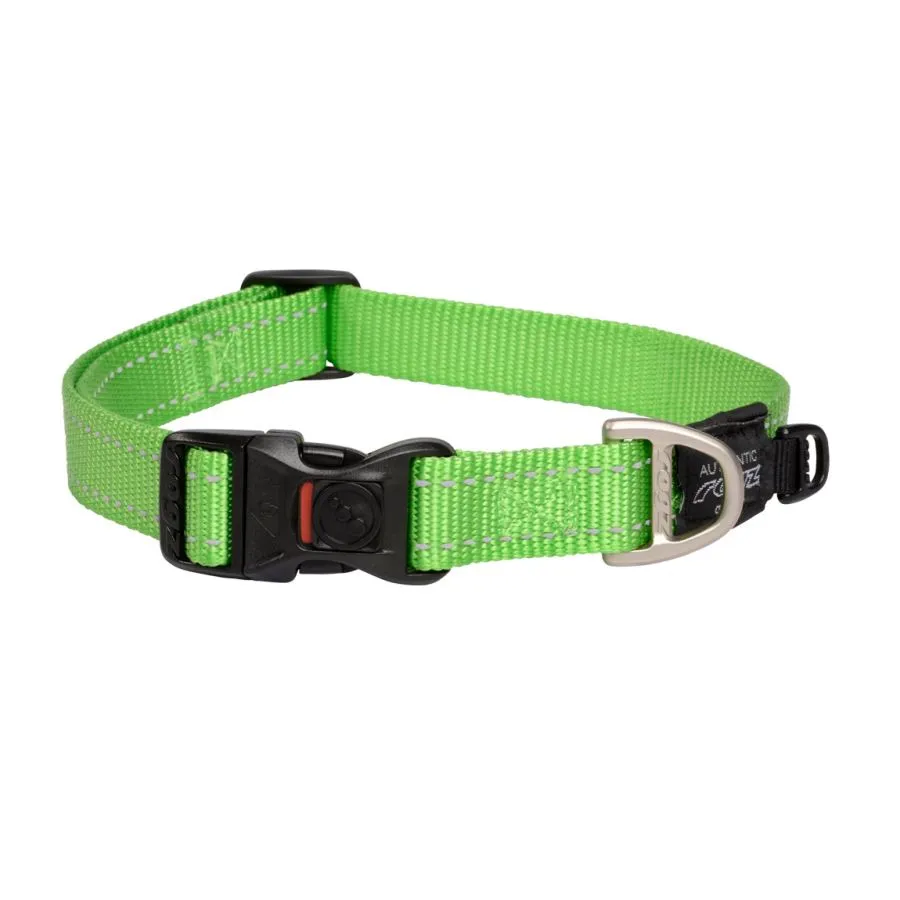 Rogz Dog Collar Lime