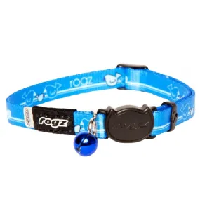 Rogz Kiddycat Safeloc Collar Royal Birds