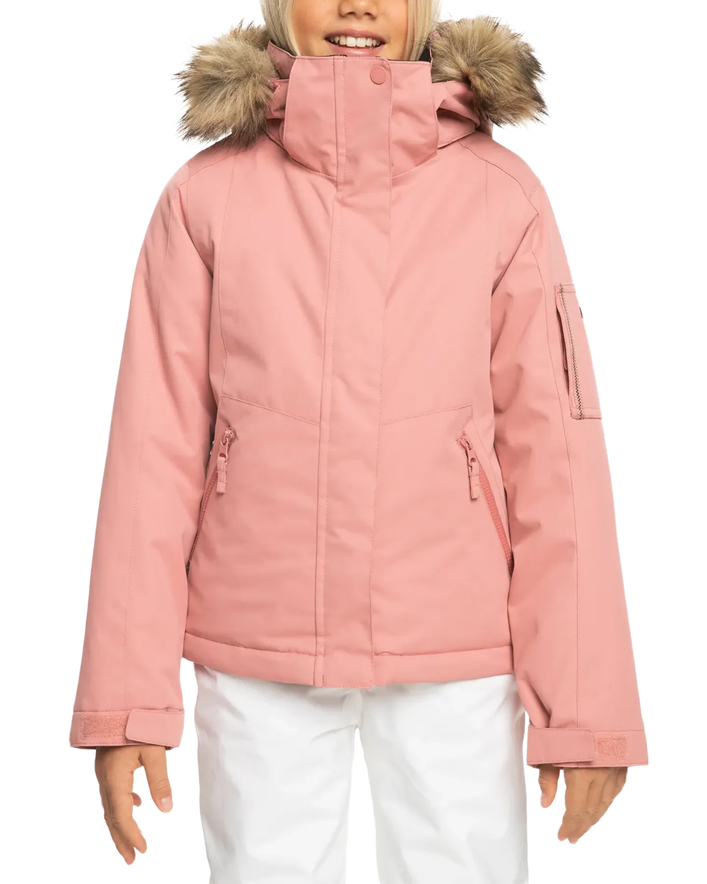 Roxy Girls' 8-16 Meade Technical Snow Jacket - Dusty Rose