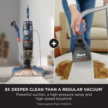 Shark EX150UK CarpetXpert Deep Carpet Cleaner, Blue