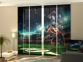 Sliding Panel Curtain American Football in the Olympic Stadium