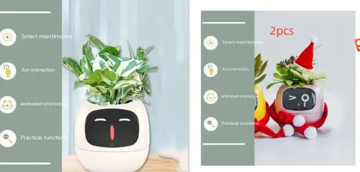 Smart Planter Endless Fun Over 49 Rich Expressions 7 Smart Sensors And AI Chips Make Raising Plants Easy And Fun