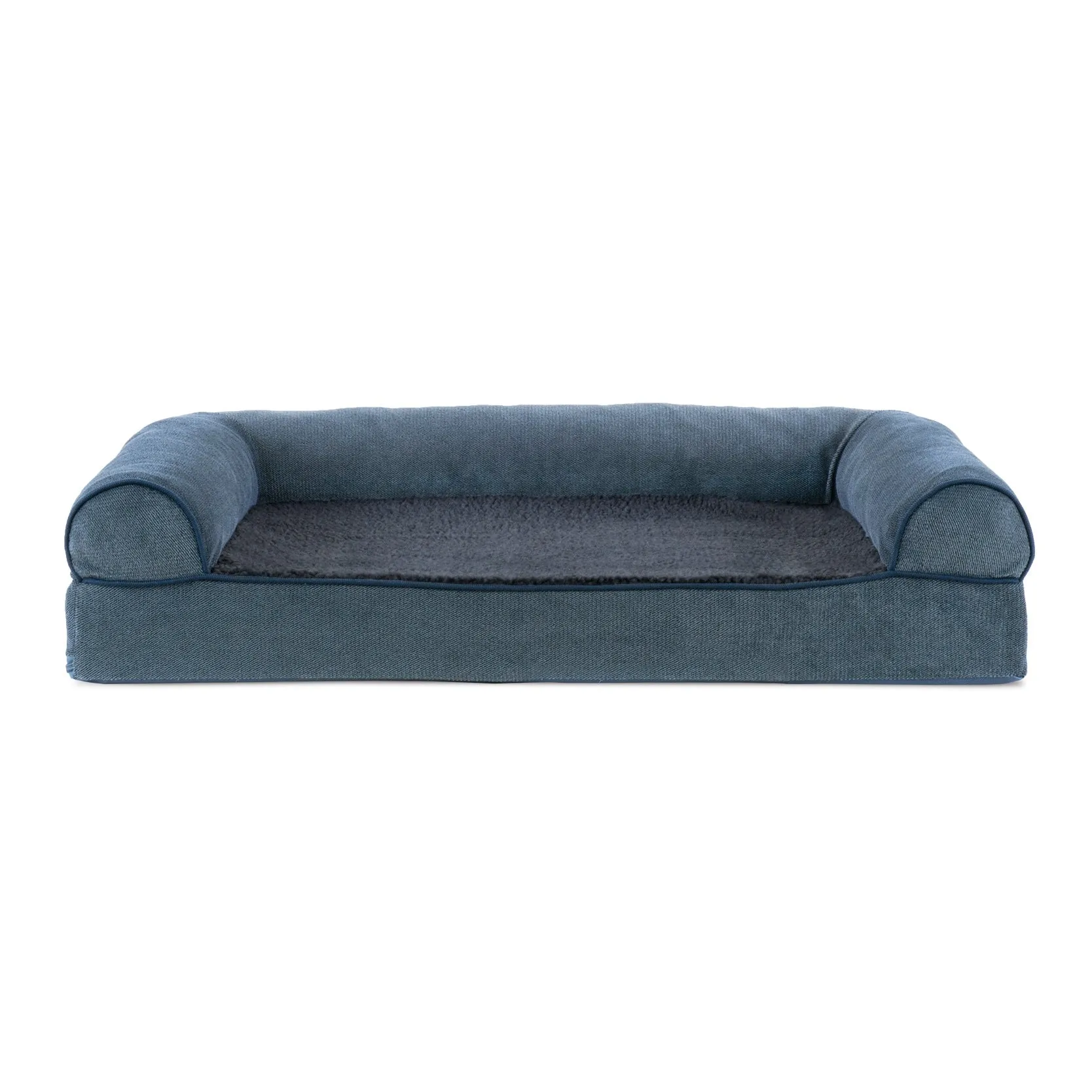 Sofa Dog Bed - Faux Fleece & Chenille