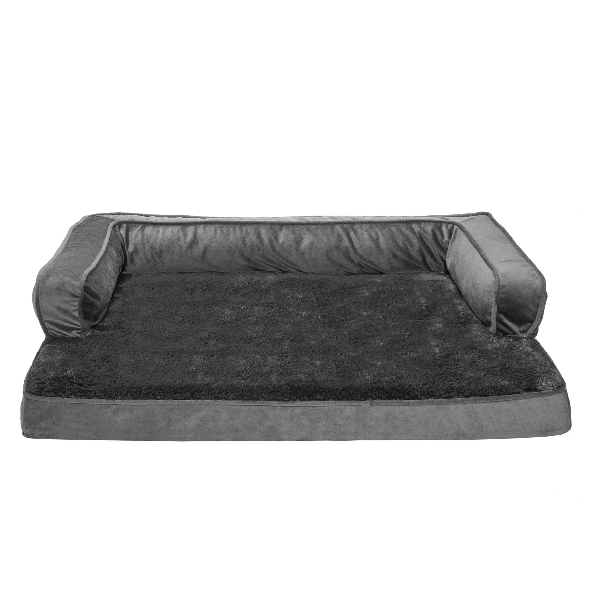 Sofa Dog Bed - Plush & Velvet Comfy Couch