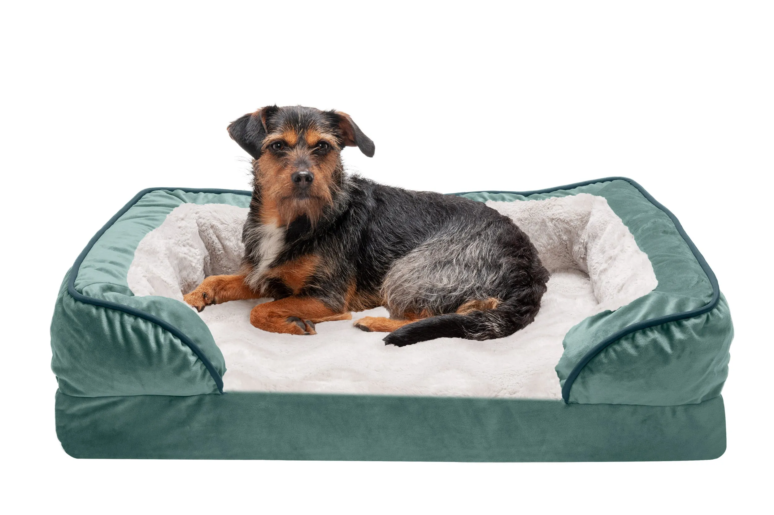 Sofa Dog Bed - Velvet Waves Perfect Comfort