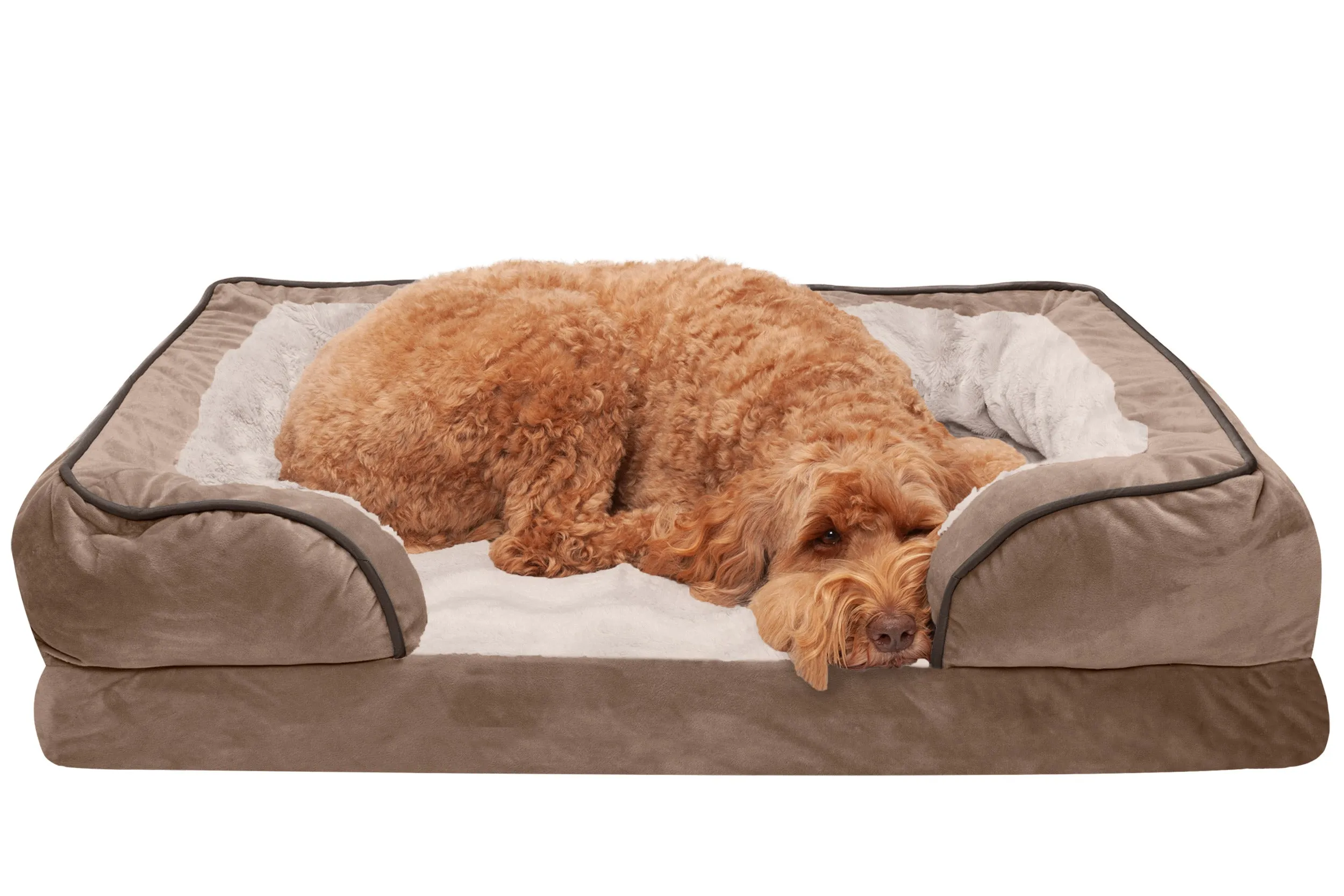 Sofa Dog Bed - Velvet Waves Perfect Comfort