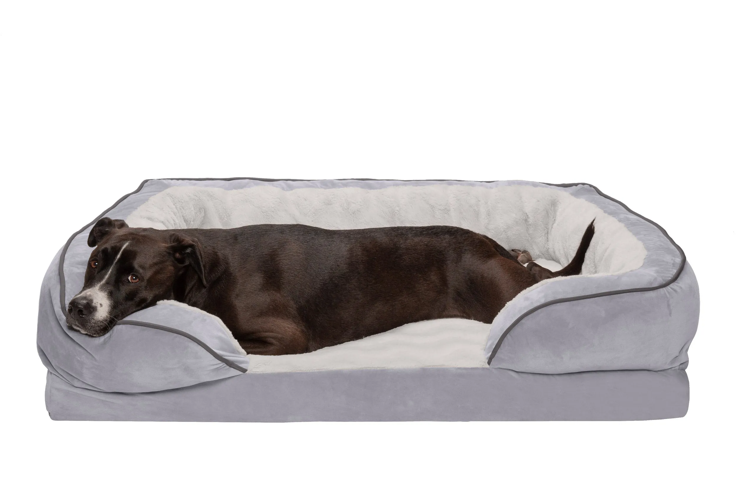 Sofa Dog Bed - Velvet Waves Perfect Comfort