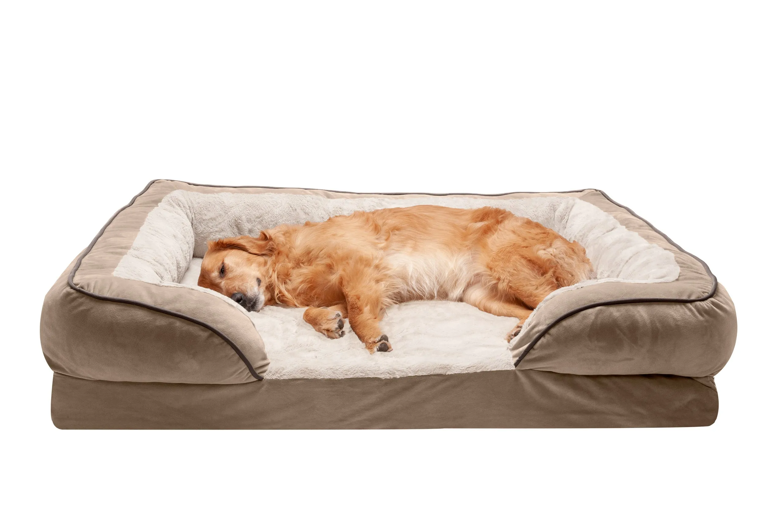 Sofa Dog Bed - Velvet Waves Perfect Comfort