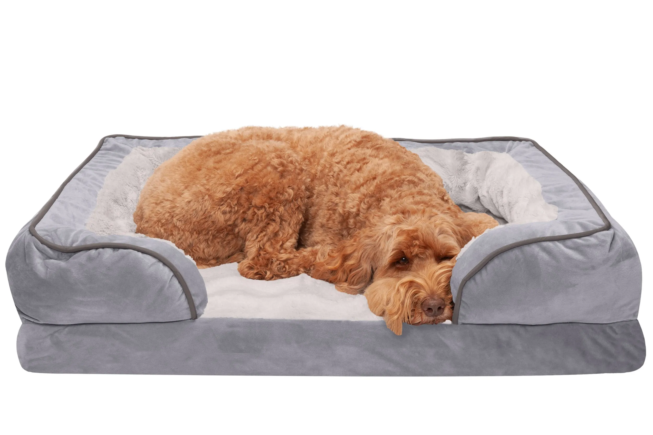 Sofa Dog Bed - Velvet Waves Perfect Comfort