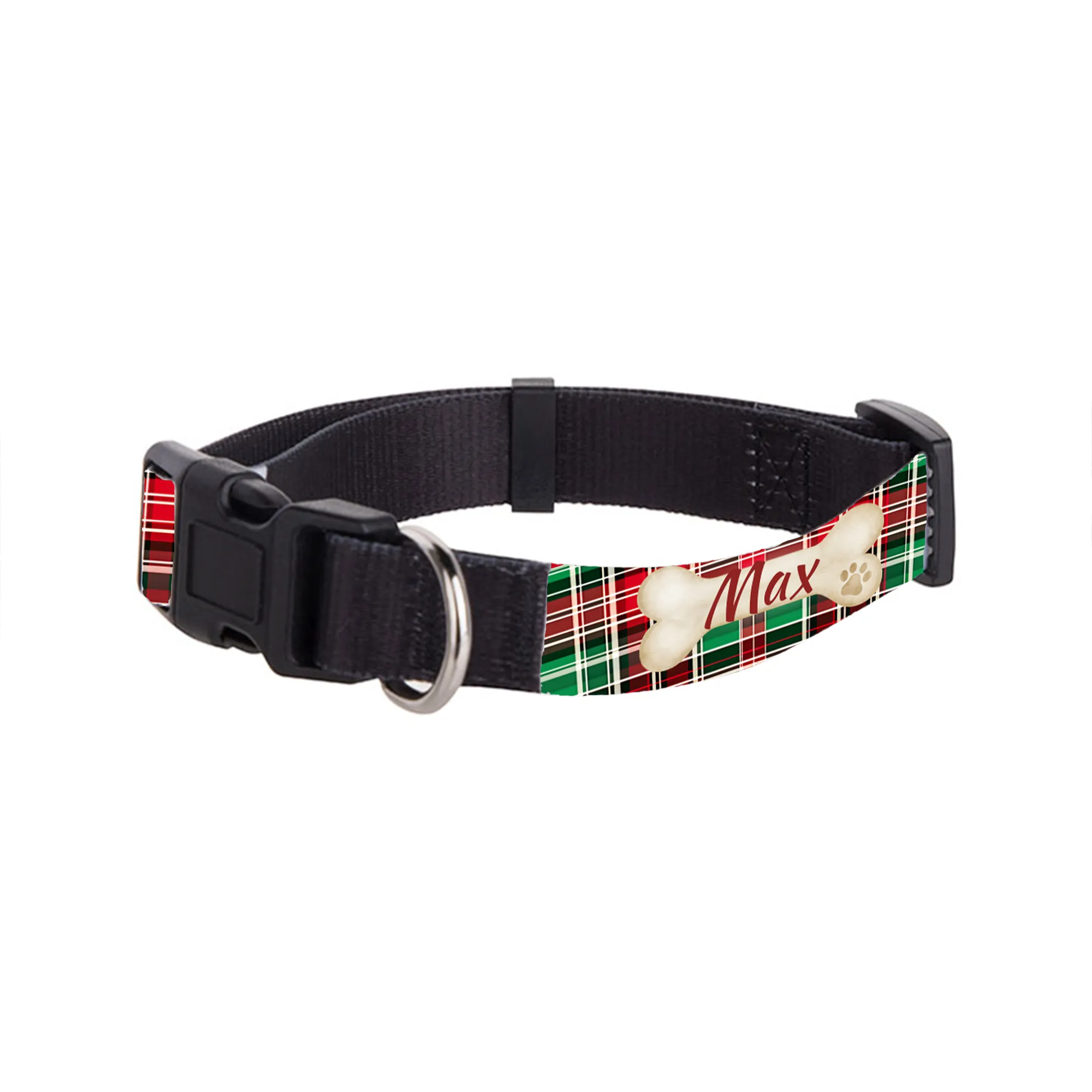 Tartan Collection 10 - Pet Tag Round and Bone Shape, Bandana, Lead, Dinner Bowl, Pet Bed