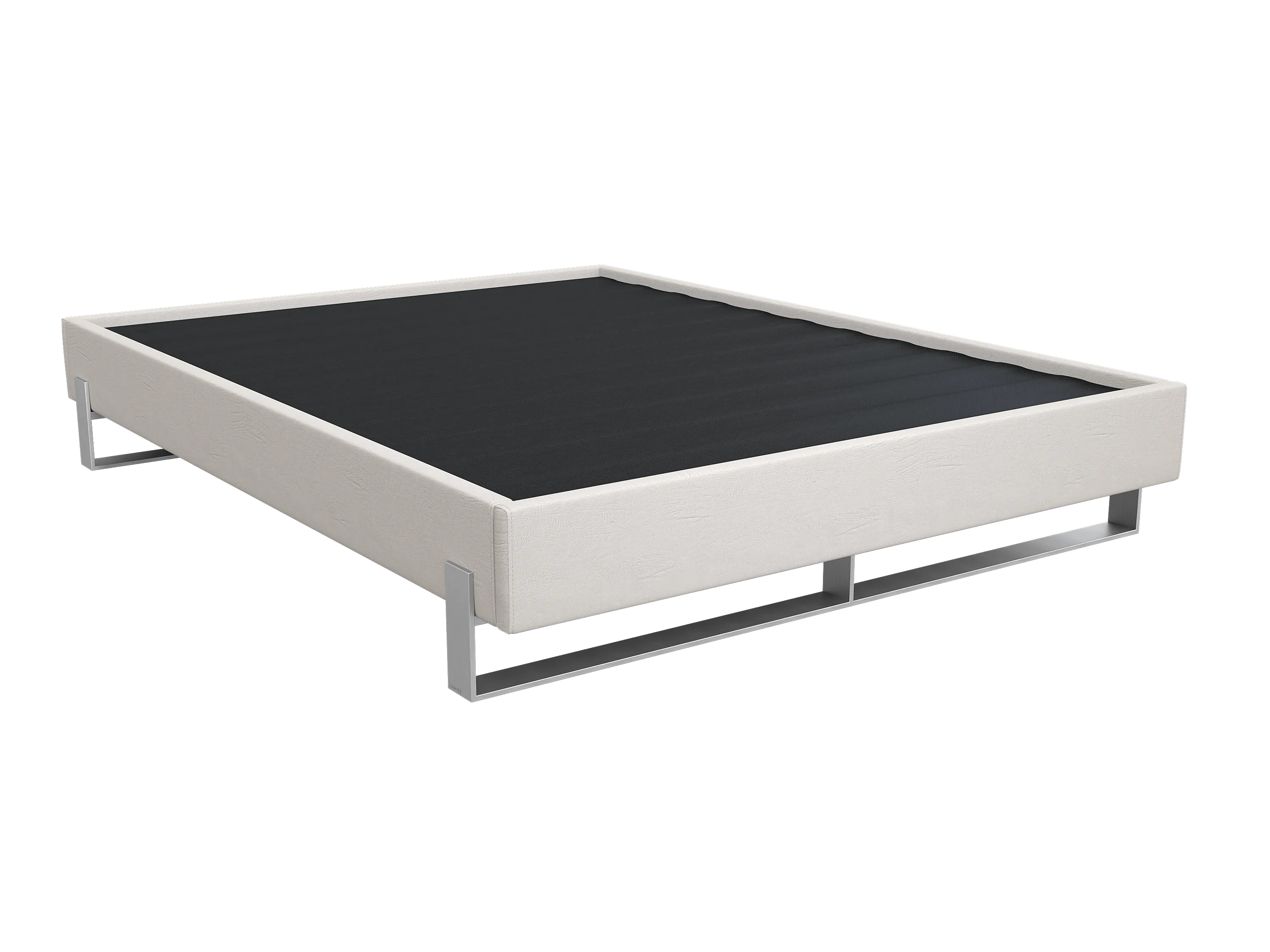 Vant Elevated Platform Bed Brushed Nickel - California King Size