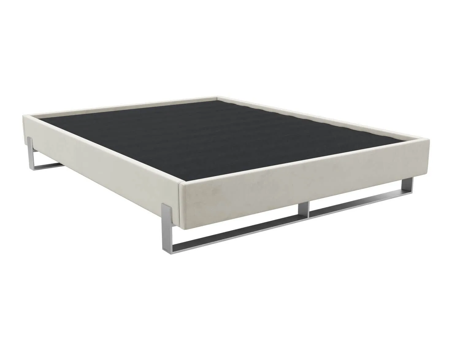 Vant Elevated Platform Bed Brushed Nickel - California King Size