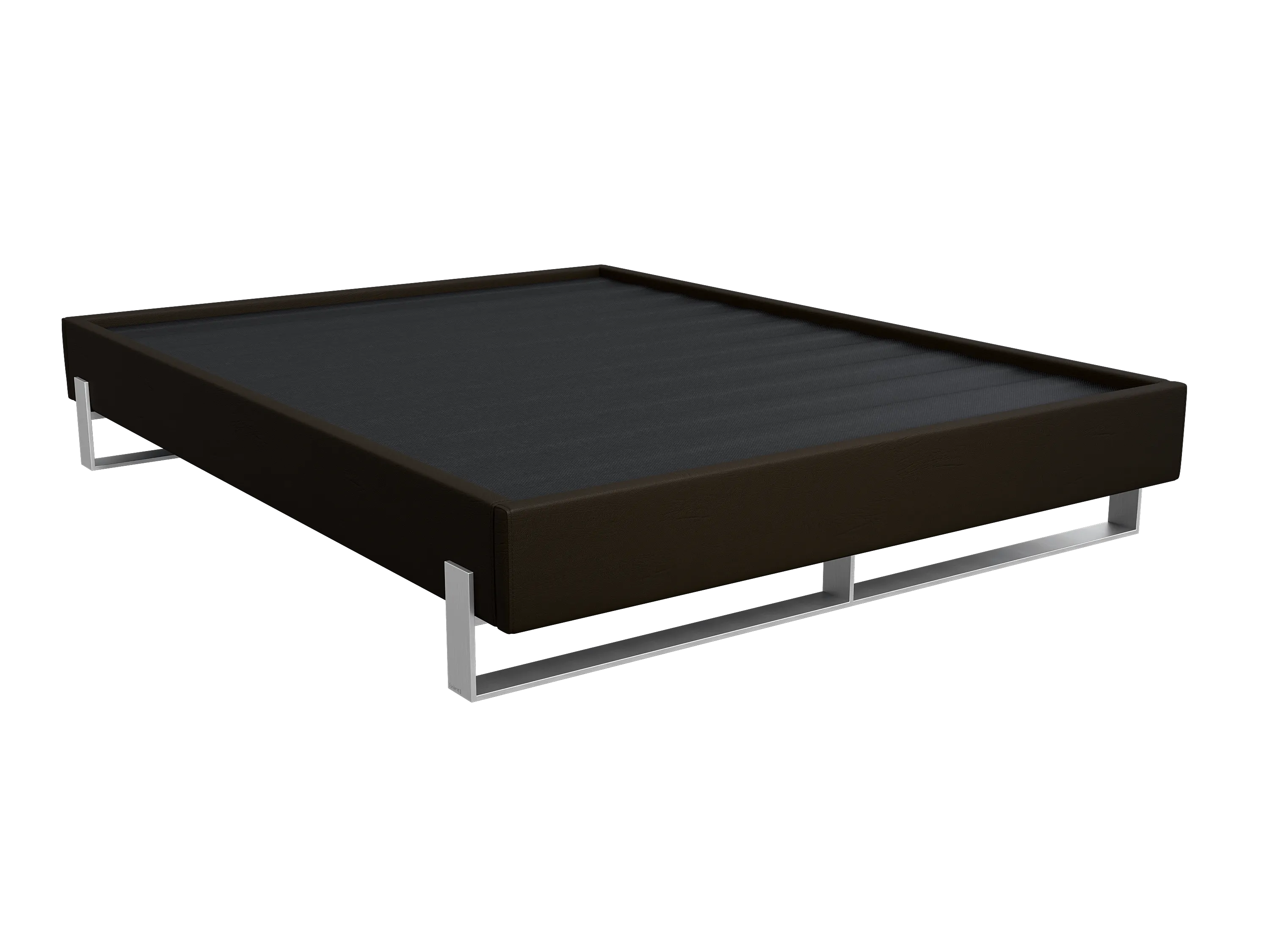 Vant Elevated Platform Bed Brushed Nickel - California King Size