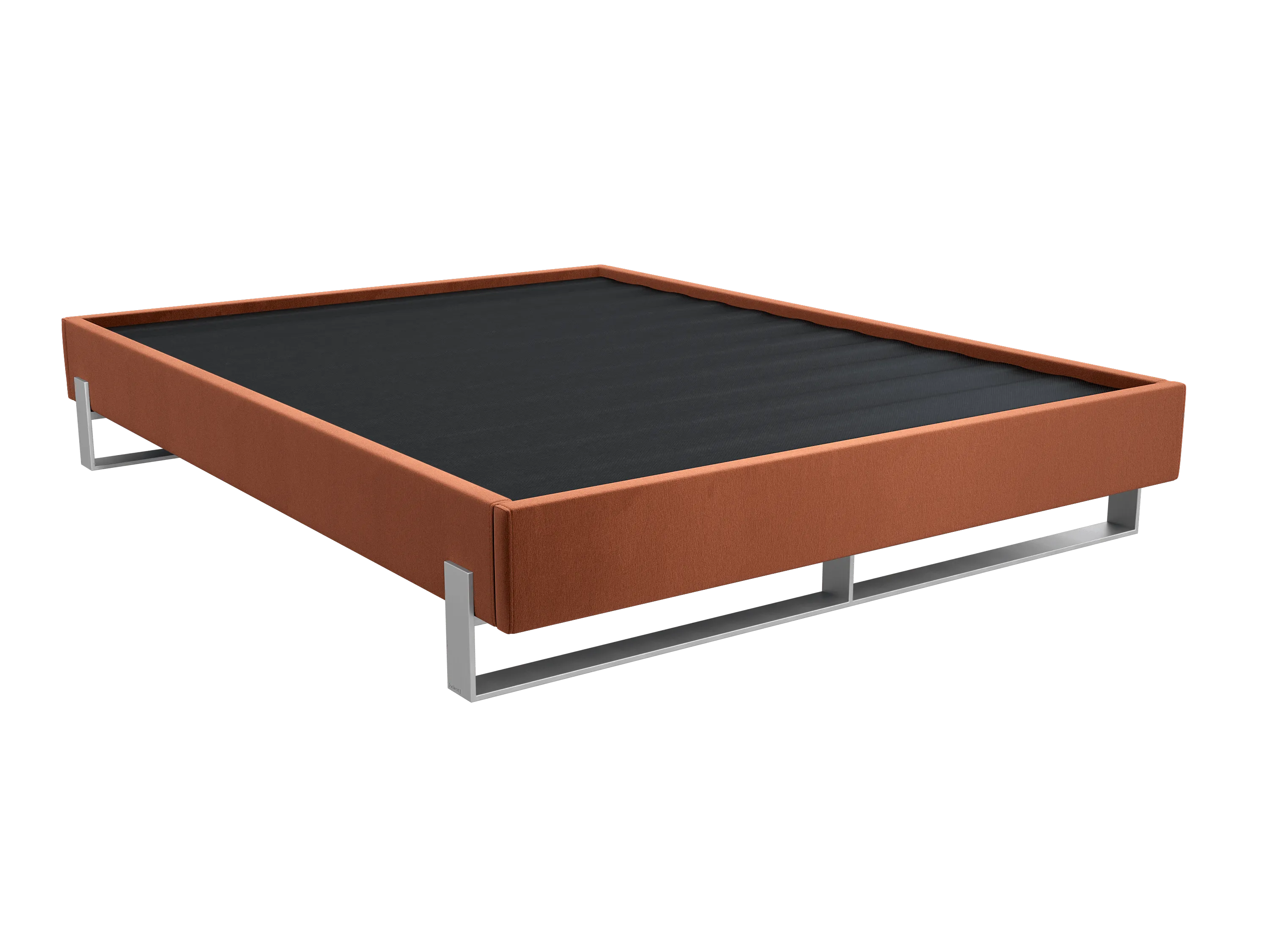 Vant Elevated Platform Bed Brushed Nickel - Full Size