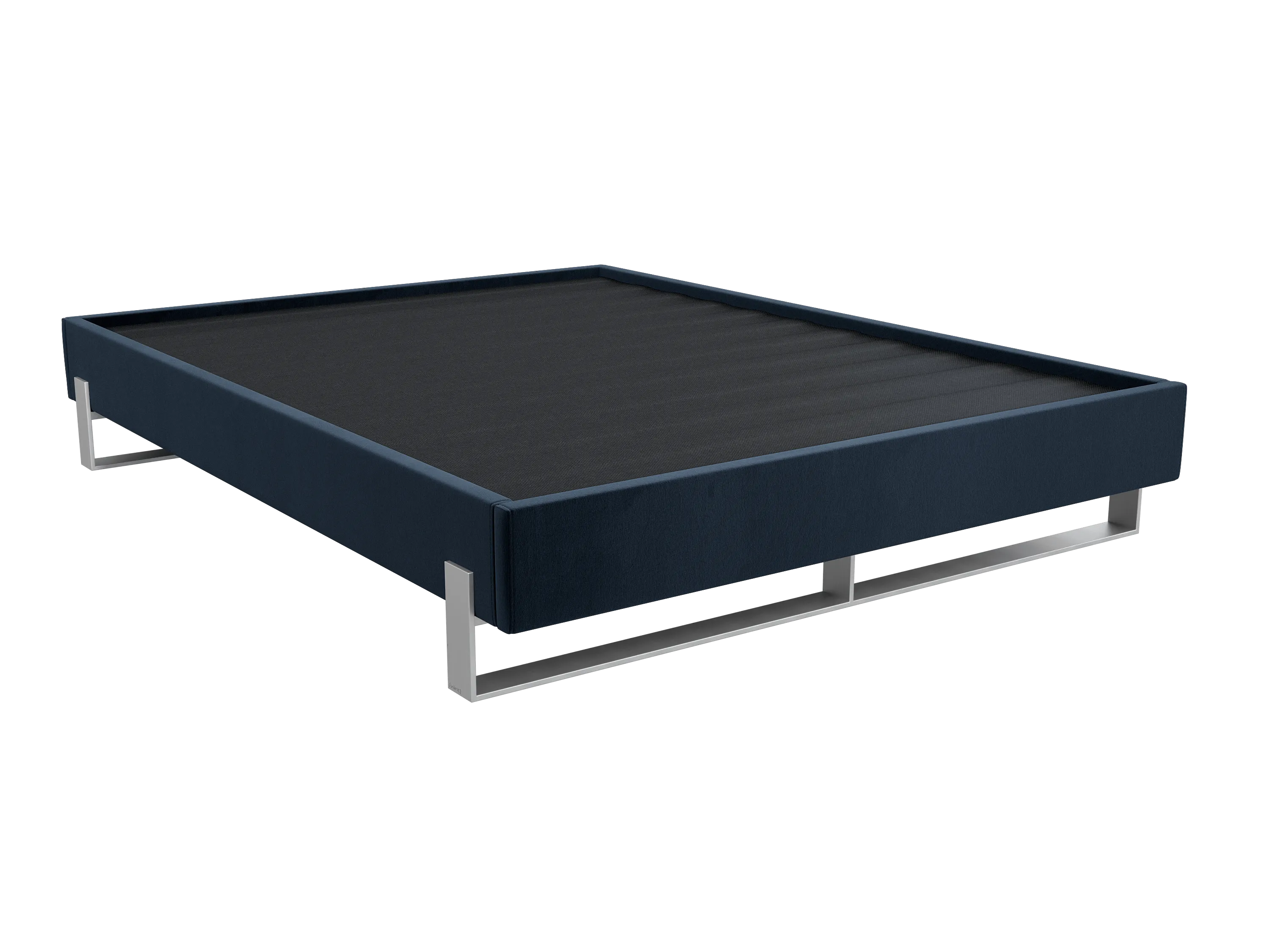 Vant Elevated Platform Bed Brushed Nickel - Full Size