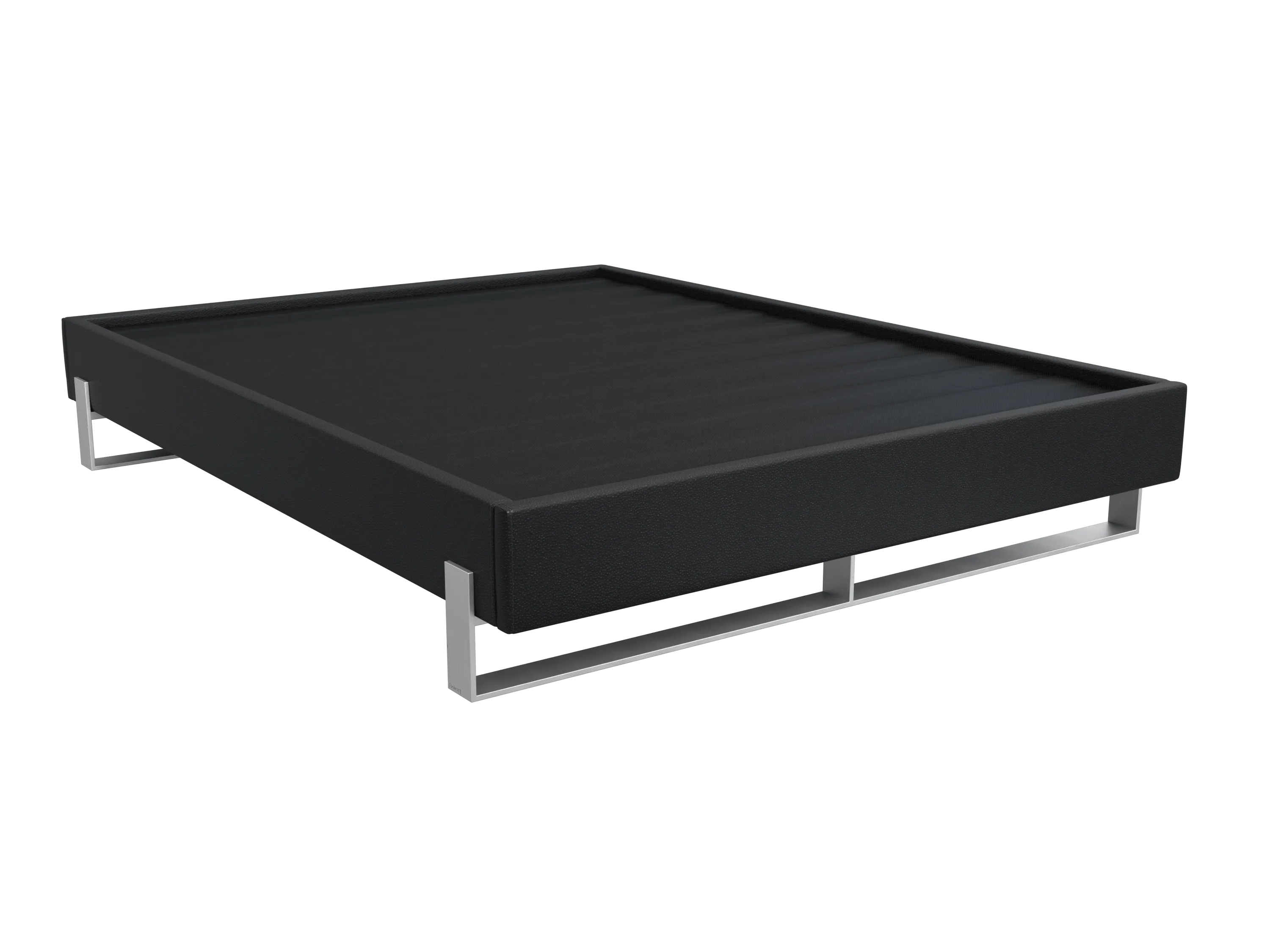 Vant Elevated Platform Bed Brushed Nickel - Full Size