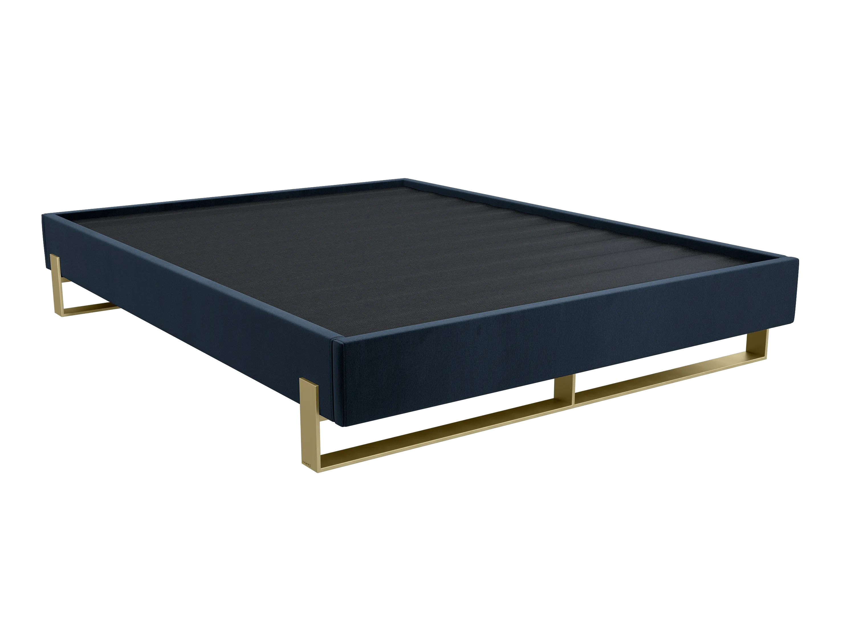 Vant Elevated Platform Bed Burnished Brass - California King Size