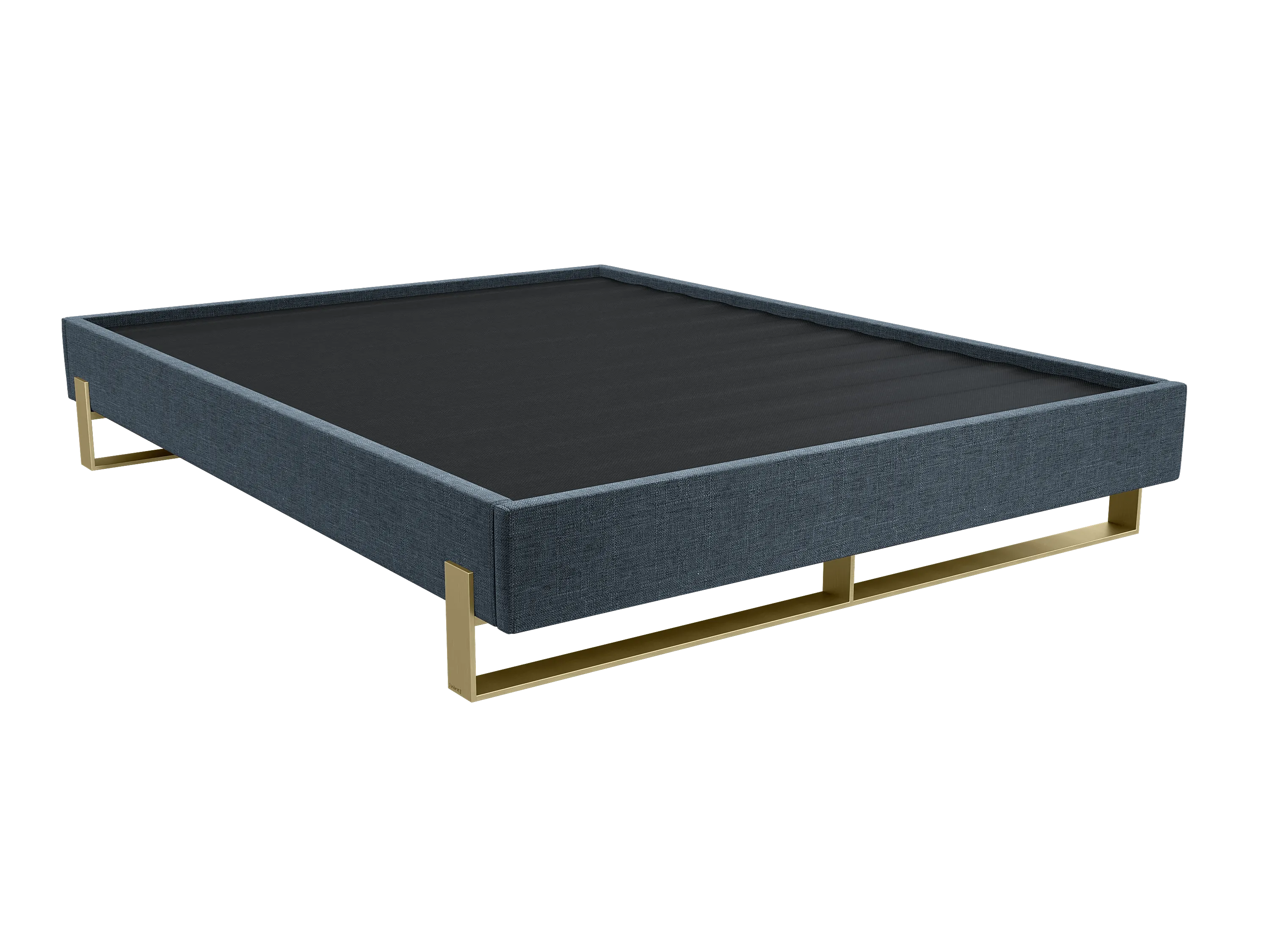 Vant Elevated Platform Bed Burnished Brass - King Size