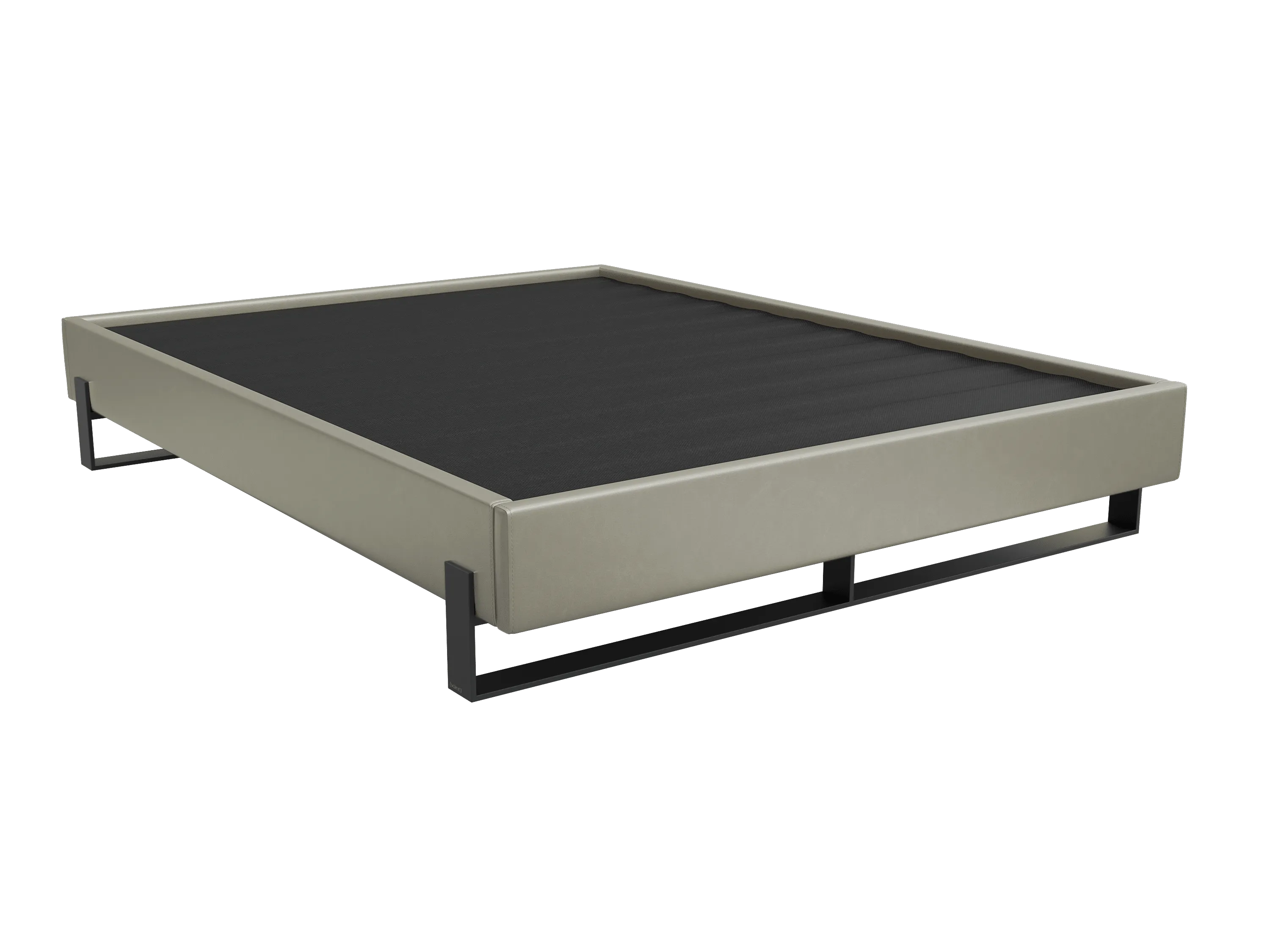 Vant Elevated Platform Bed Matte Black - California King Size