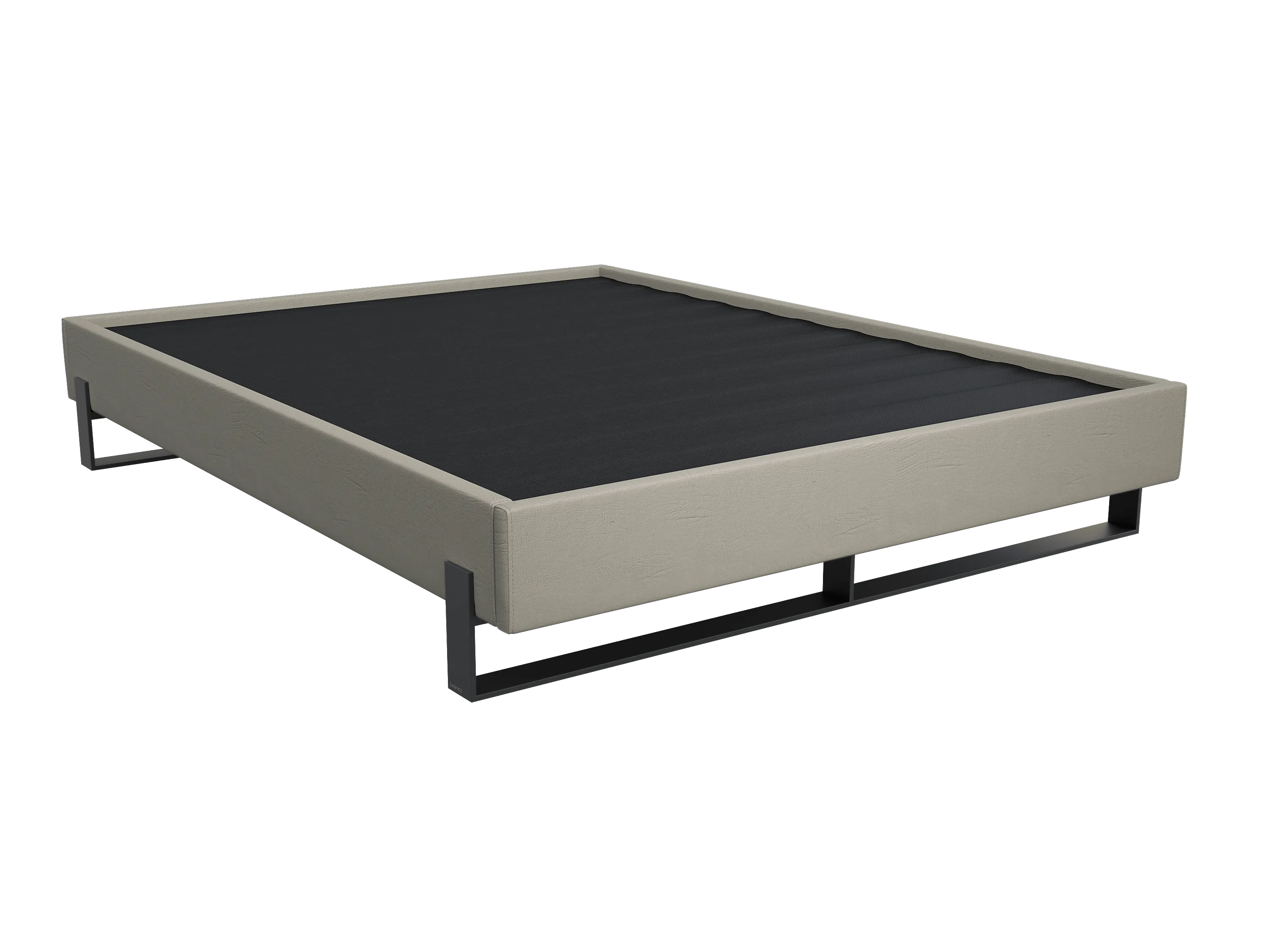 Vant Elevated Platform Bed Matte Black - California King Size