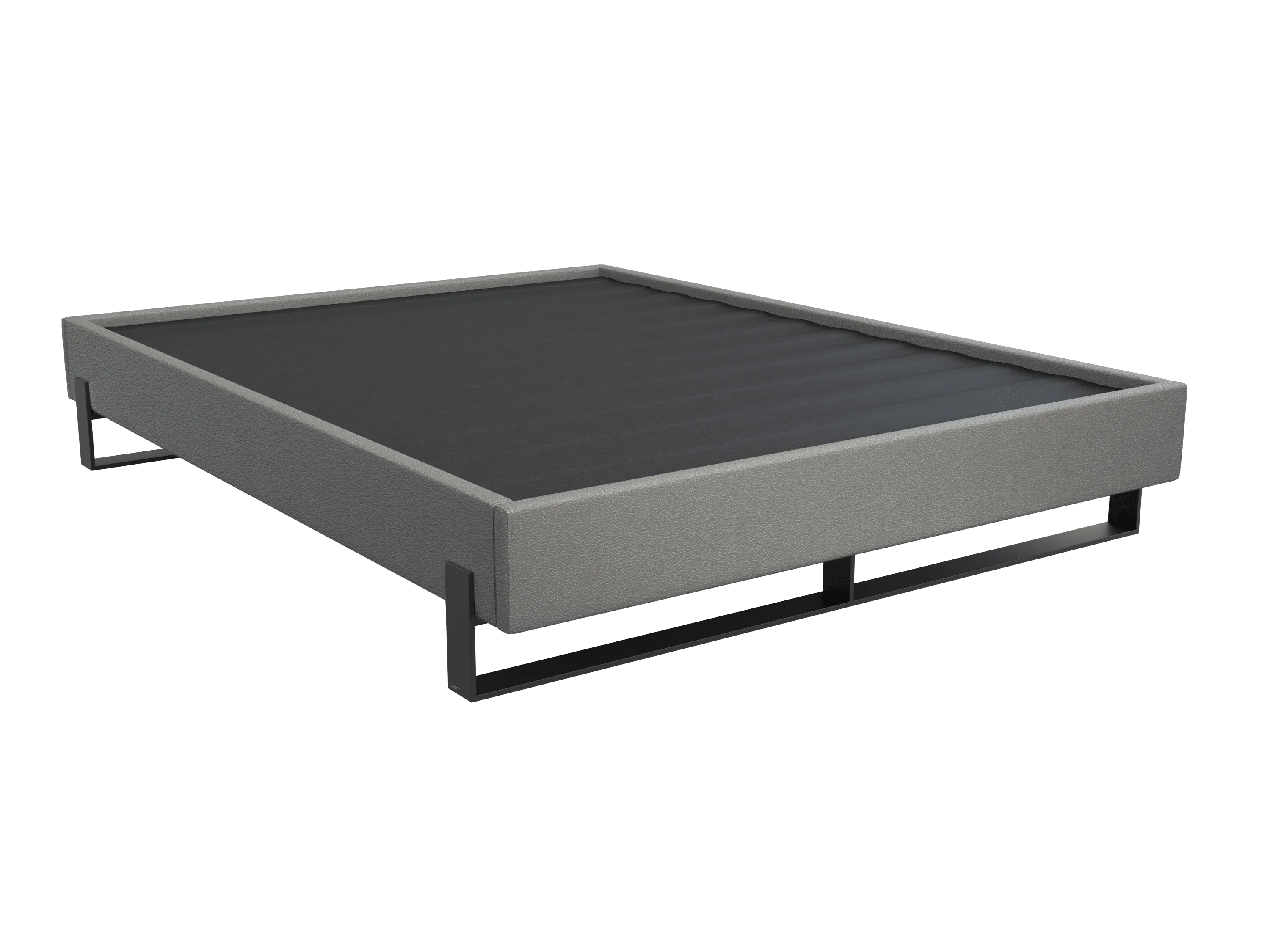 Vant Elevated Platform Bed Matte Black - California King Size