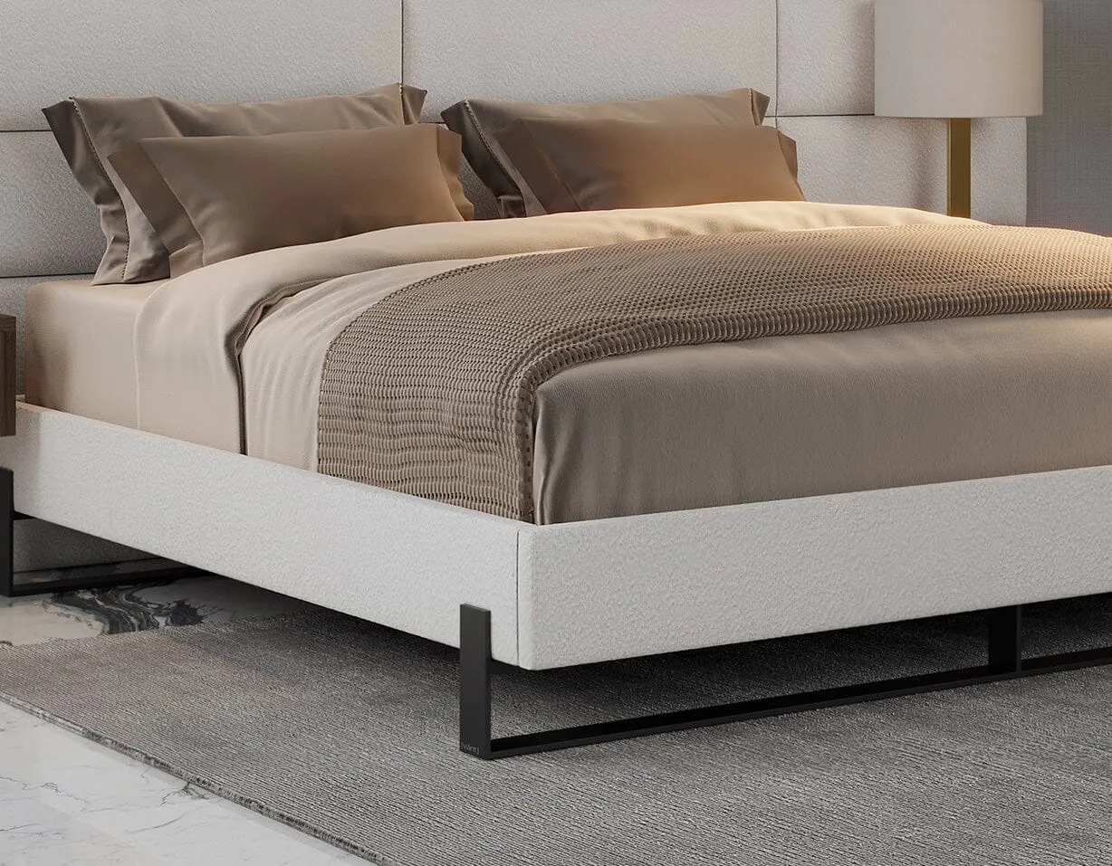 Vant Elevated Platform Bed Matte Black - California King Size