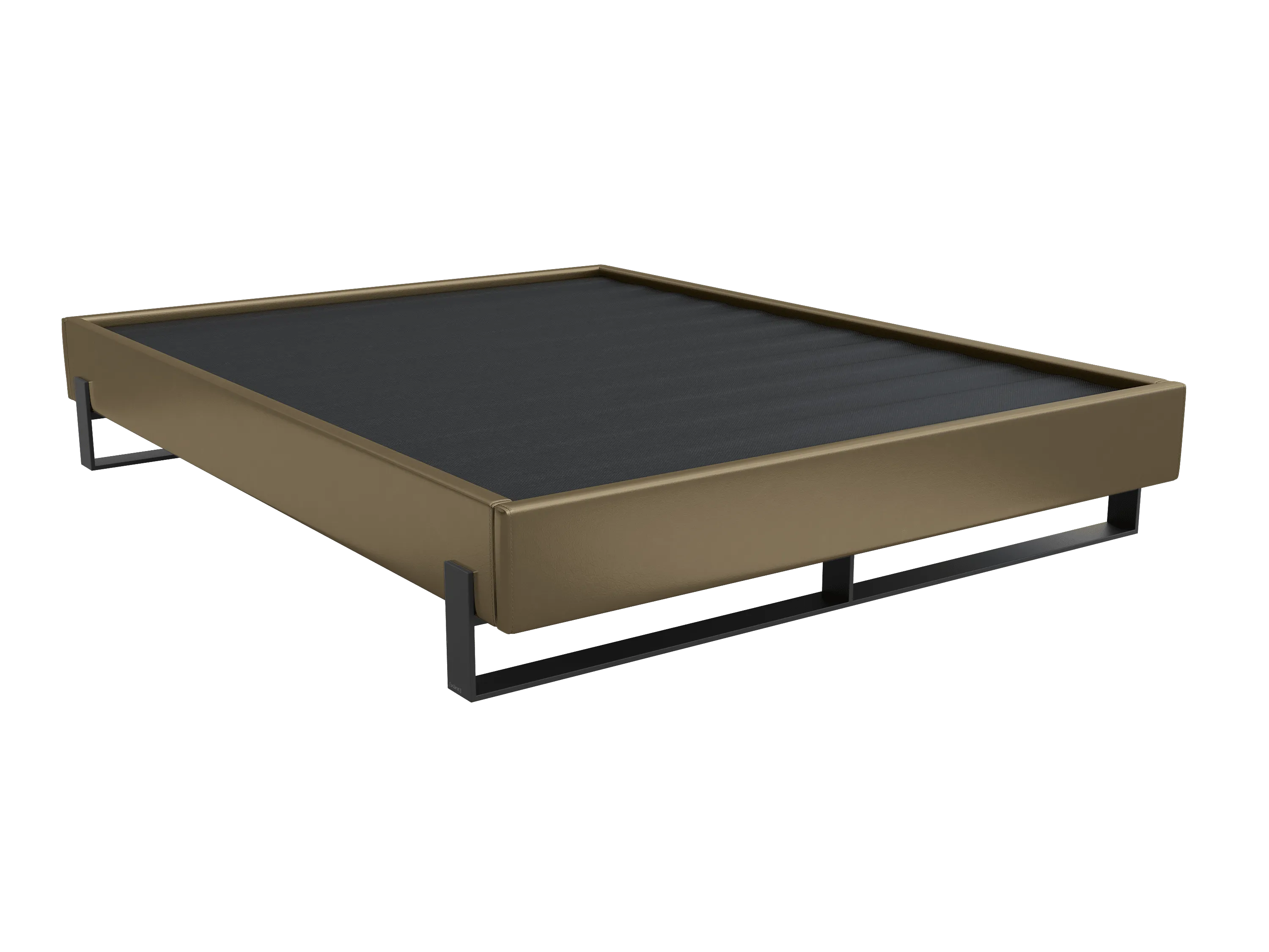 Vant Elevated Platform Bed Matte Black - California King Size