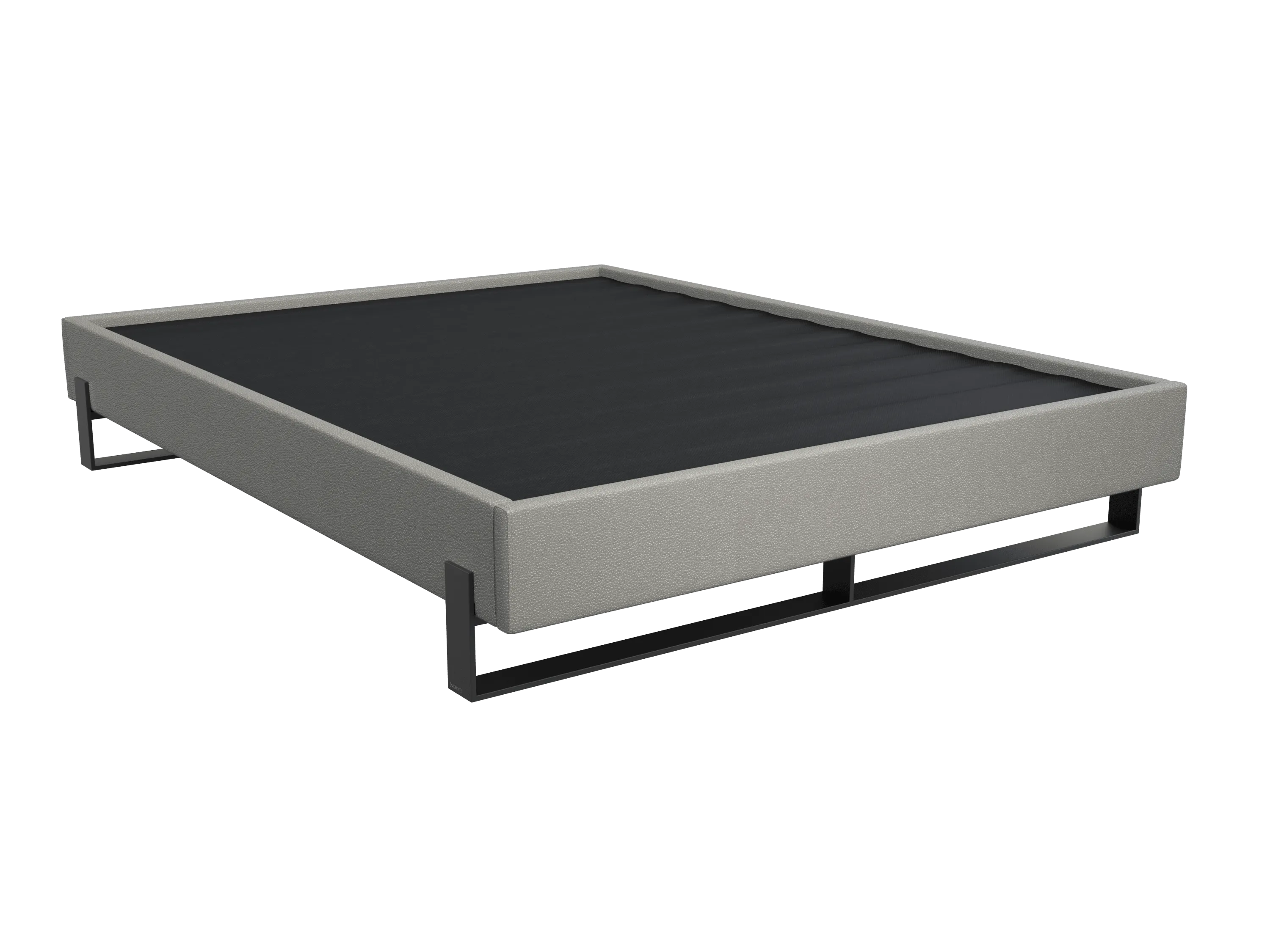 Vant Elevated Platform Bed Matte Black - California King Size