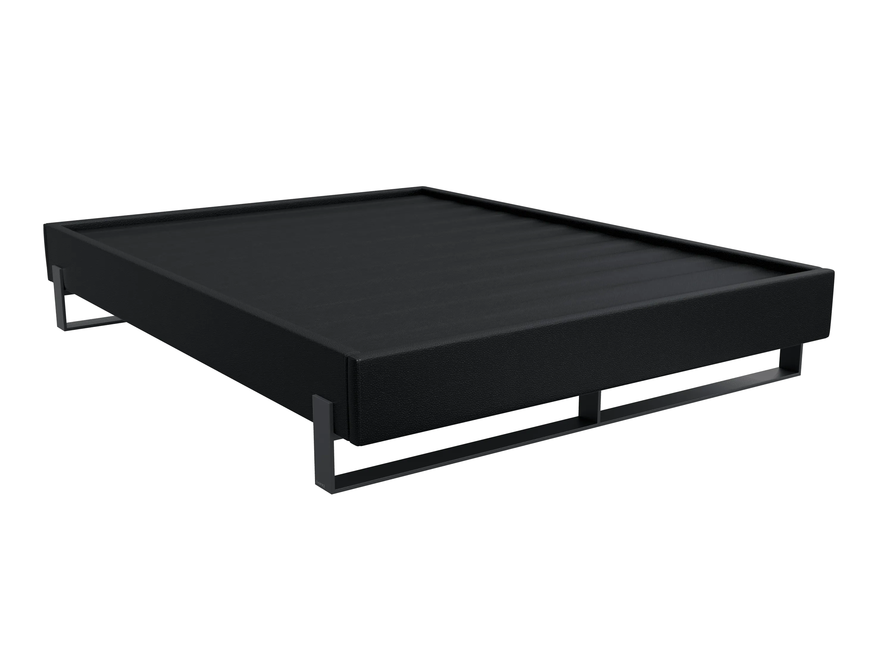 Vant Elevated Platform Bed Matte Black - California King Size