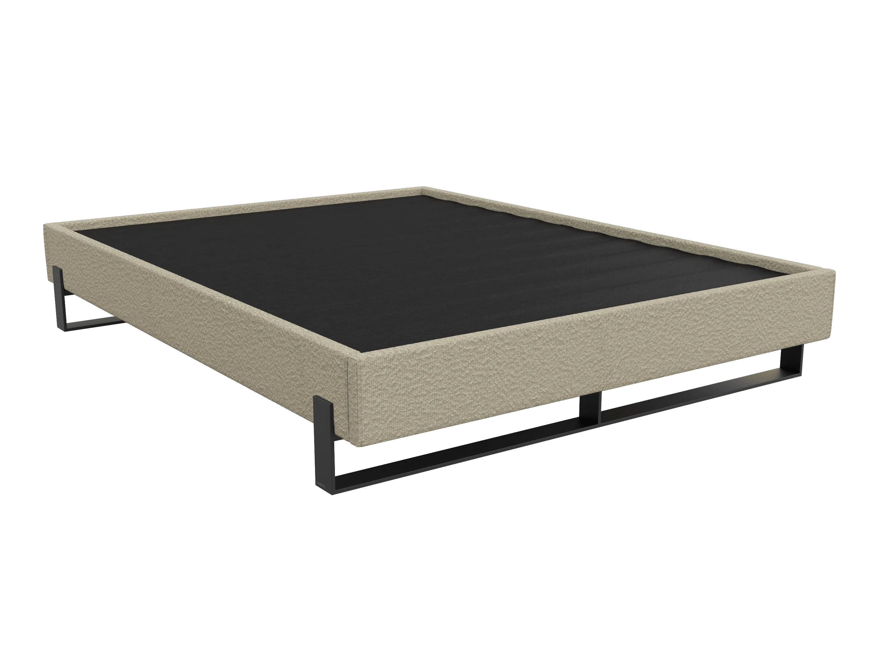 Vant Elevated Platform Bed Matte Black - California King Size