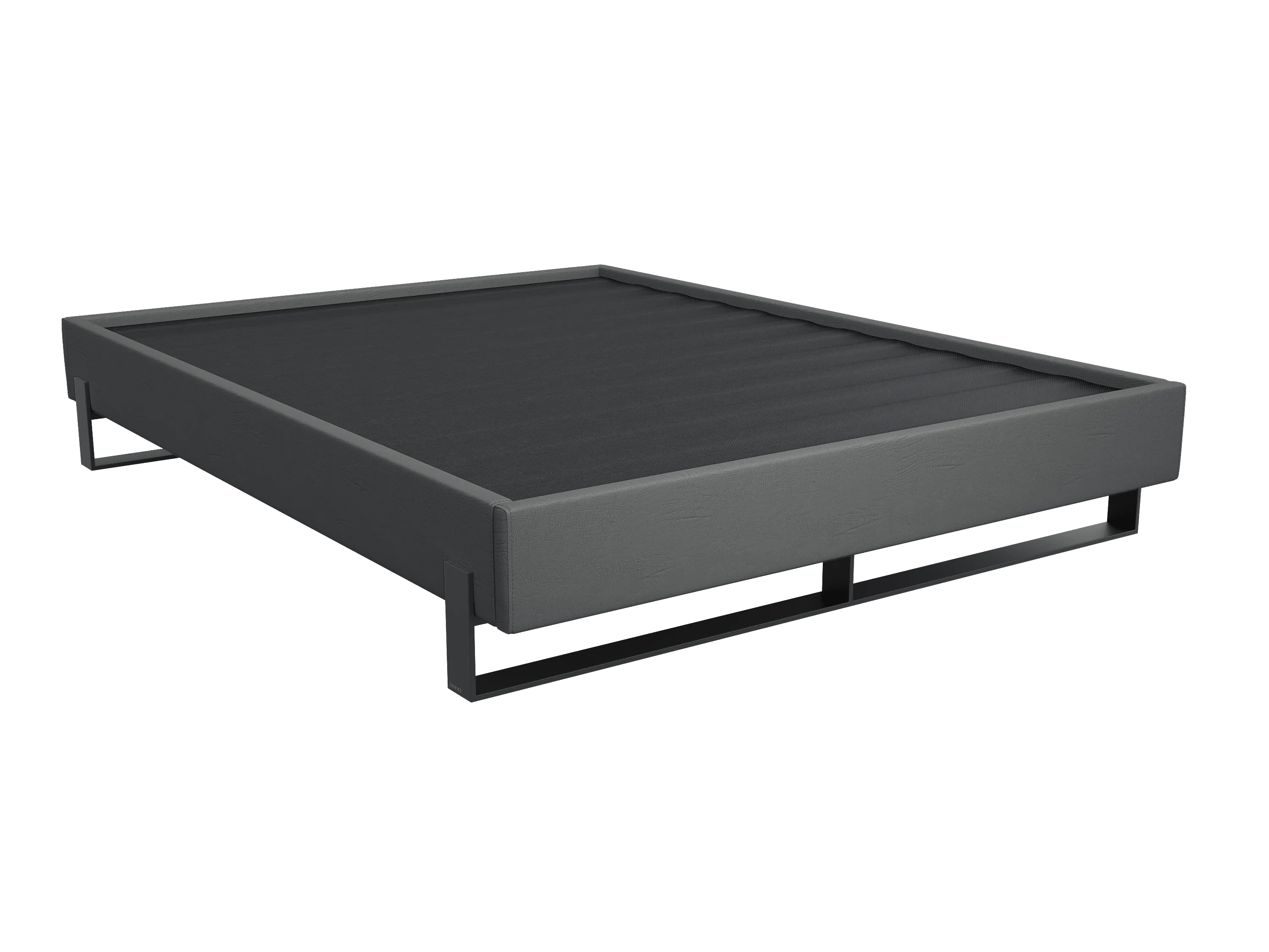 Vant Elevated Platform Bed Matte Black - California King Size