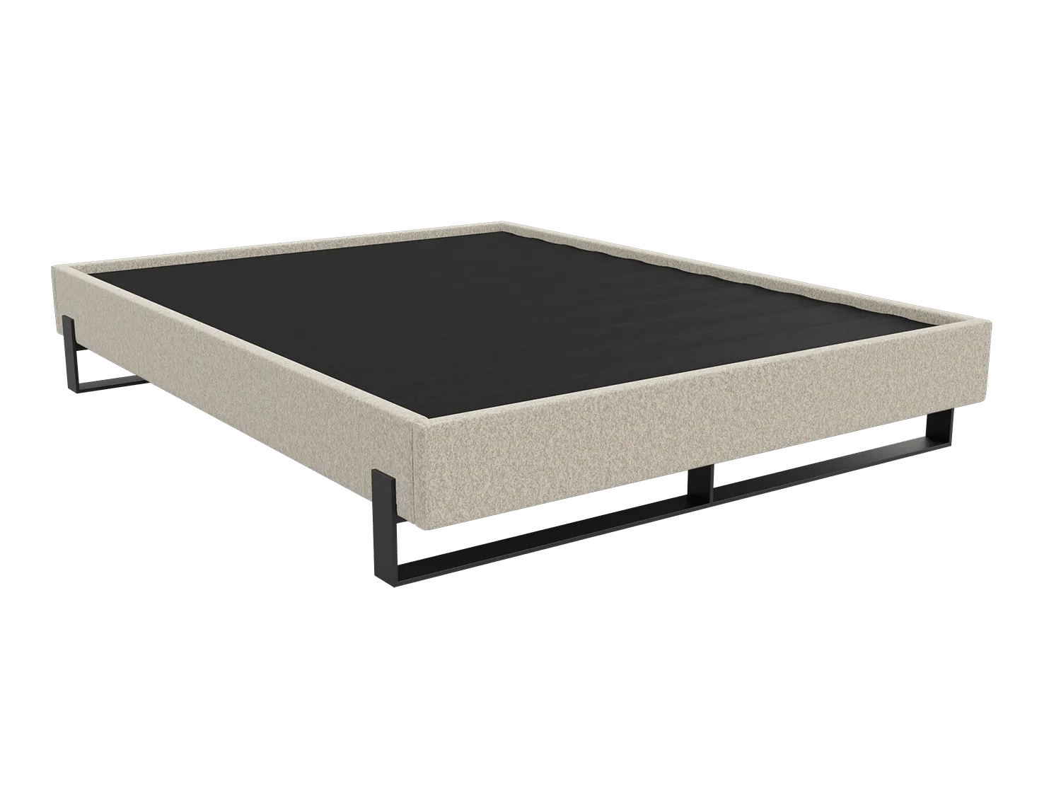 Vant Elevated Platform Bed Matte Black - California King Size