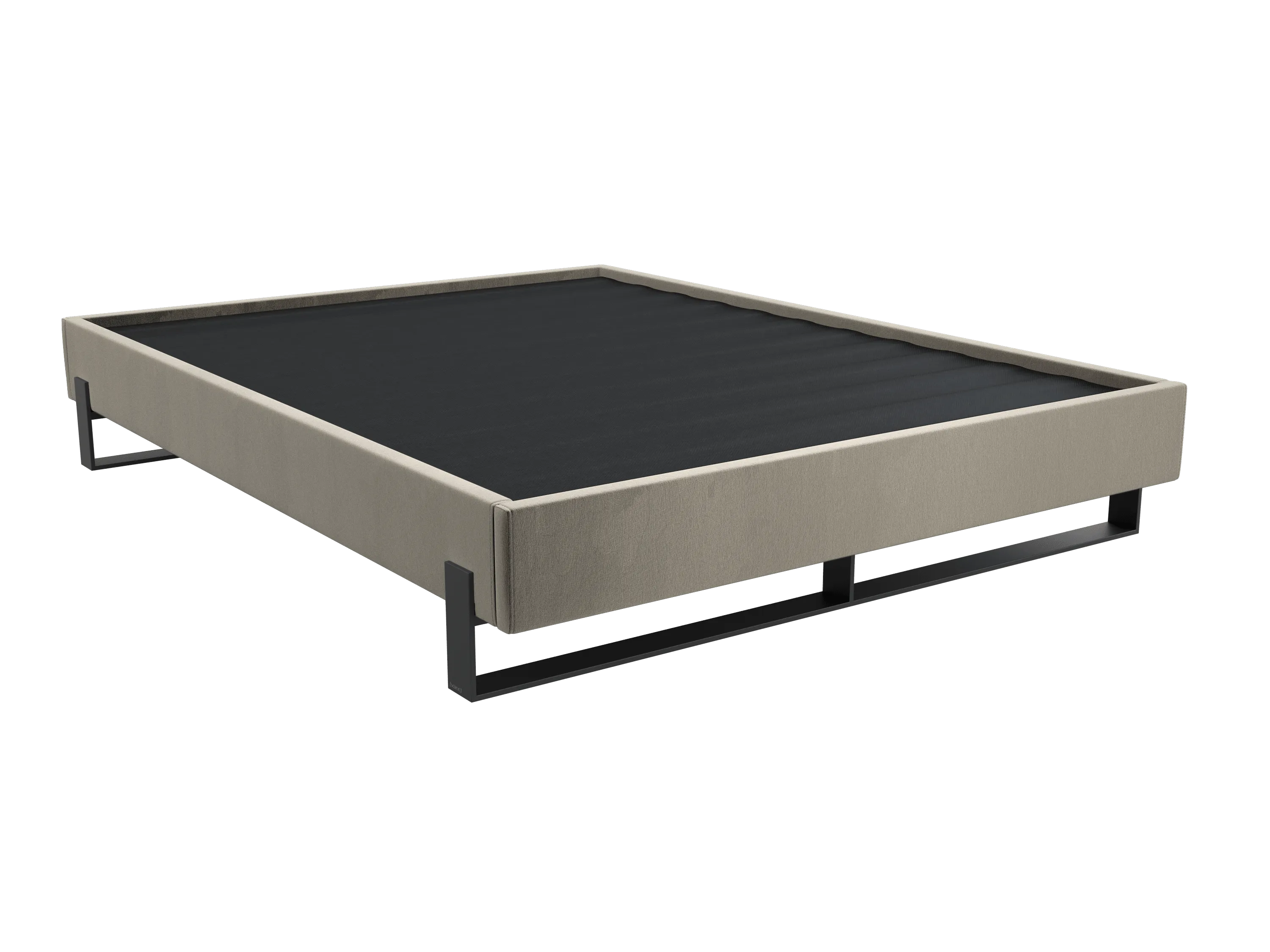 Vant Elevated Platform Bed Matte Black - California King Size