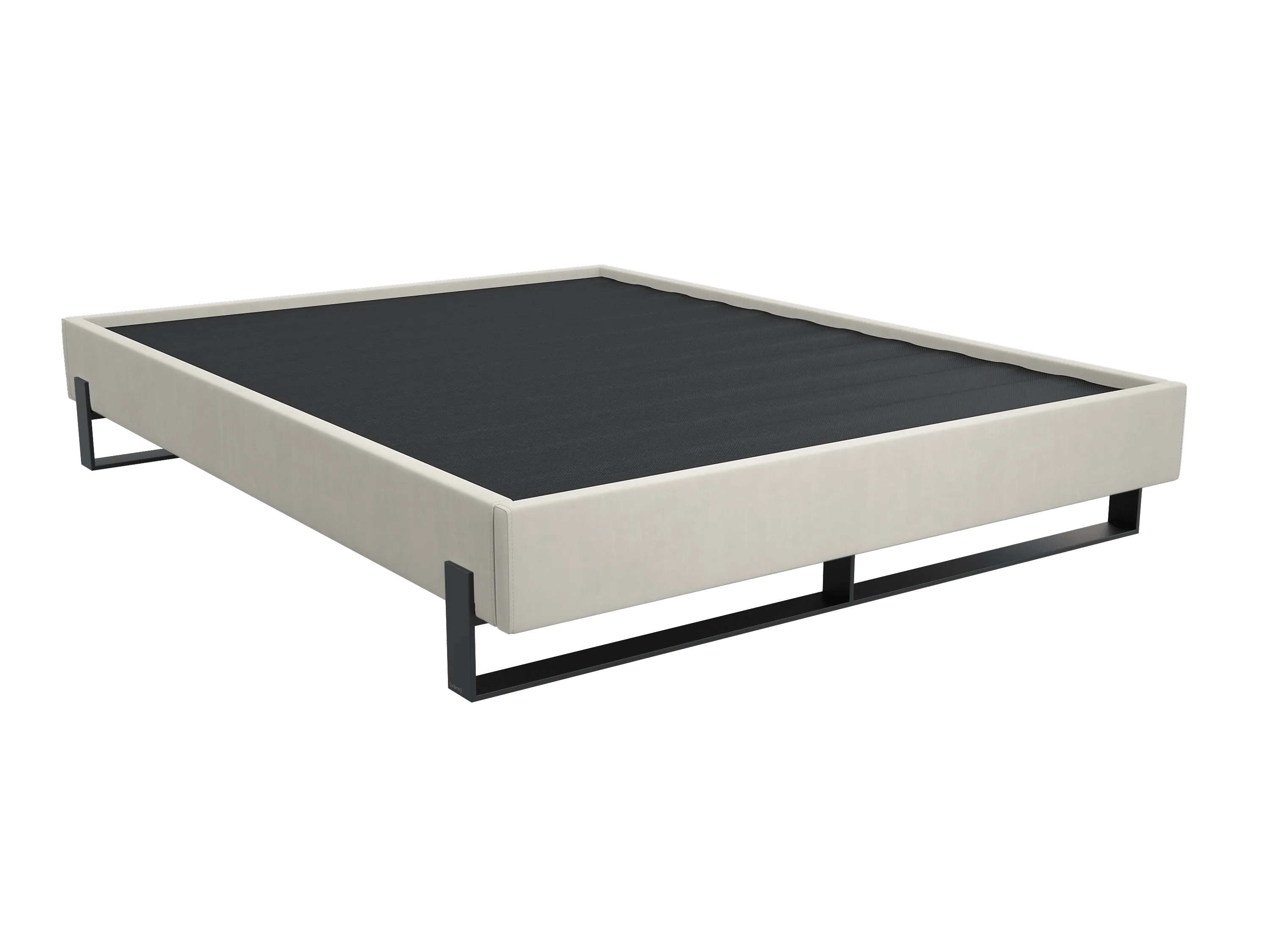 Vant Elevated Platform Bed Matte Black -Full Size