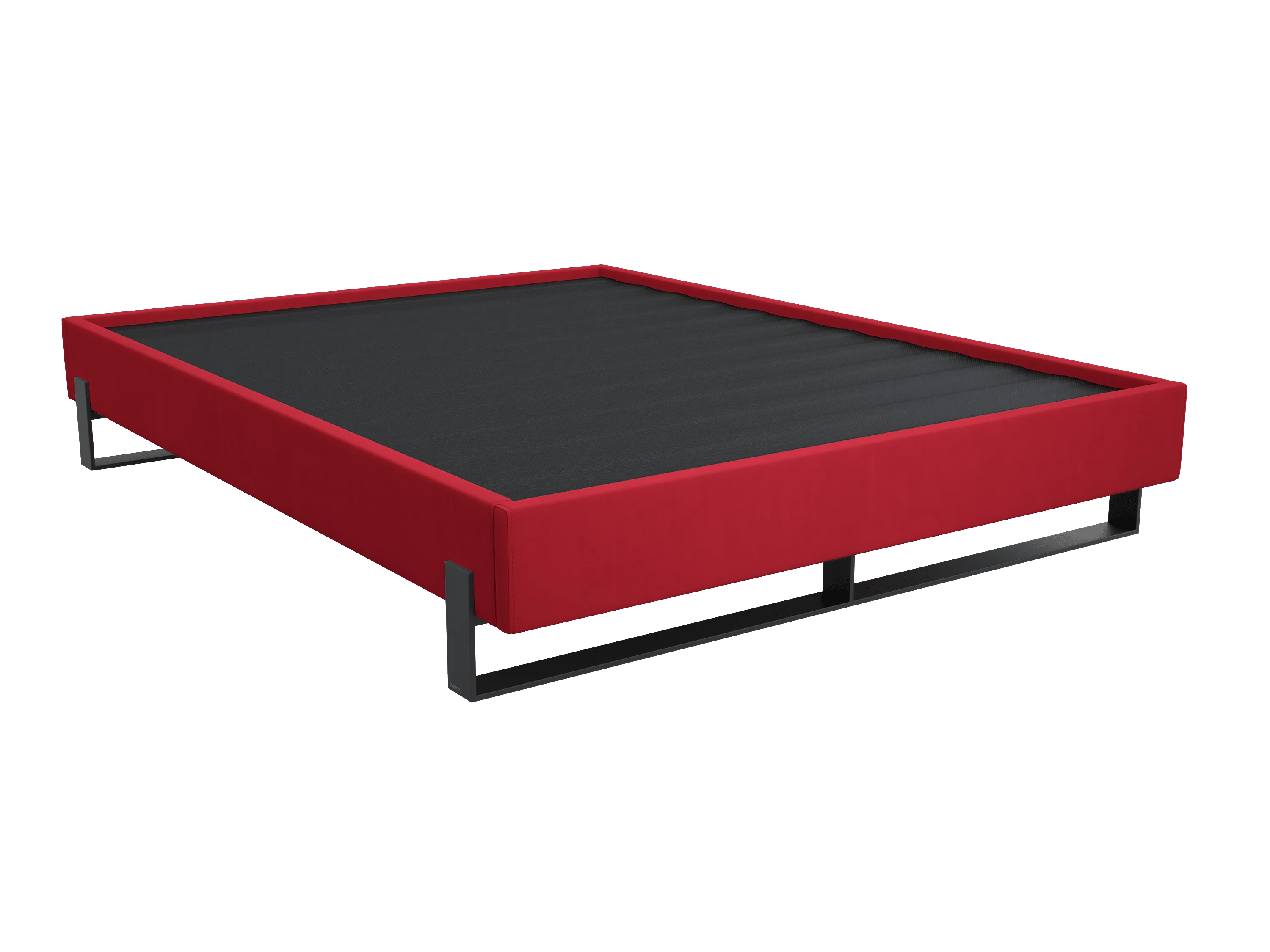 Vant Elevated Platform Bed Matte Black -Full Size