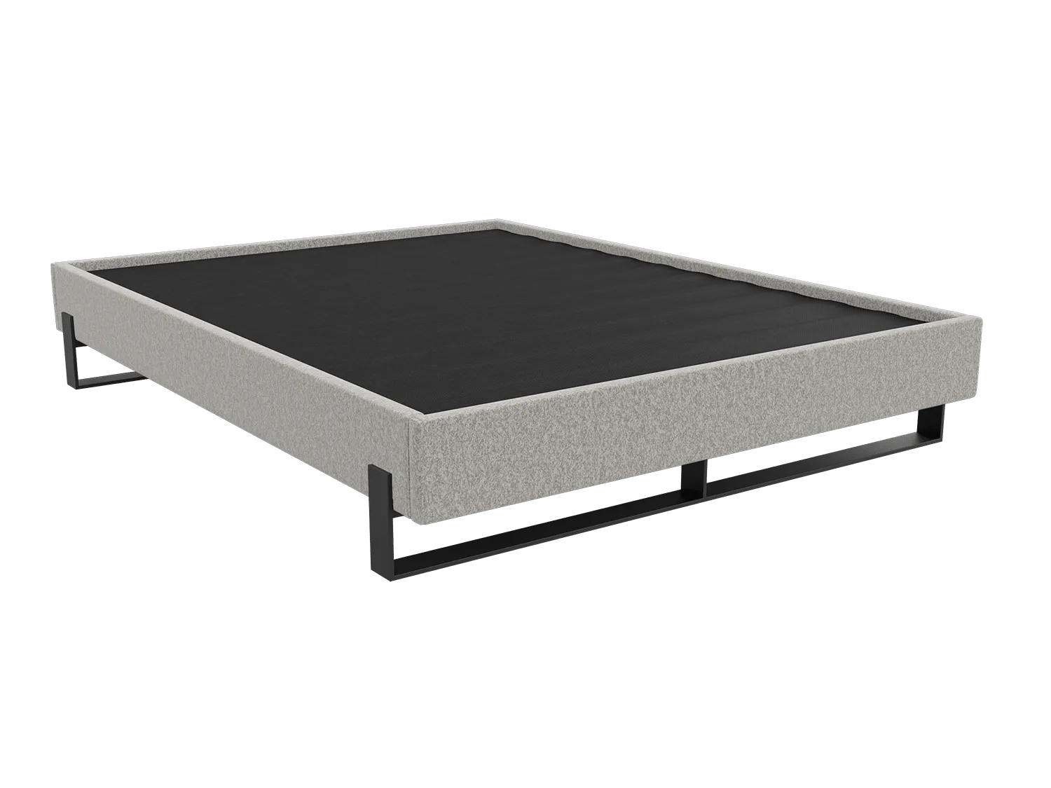 Vant Elevated Platform Bed Matte Black -Full Size