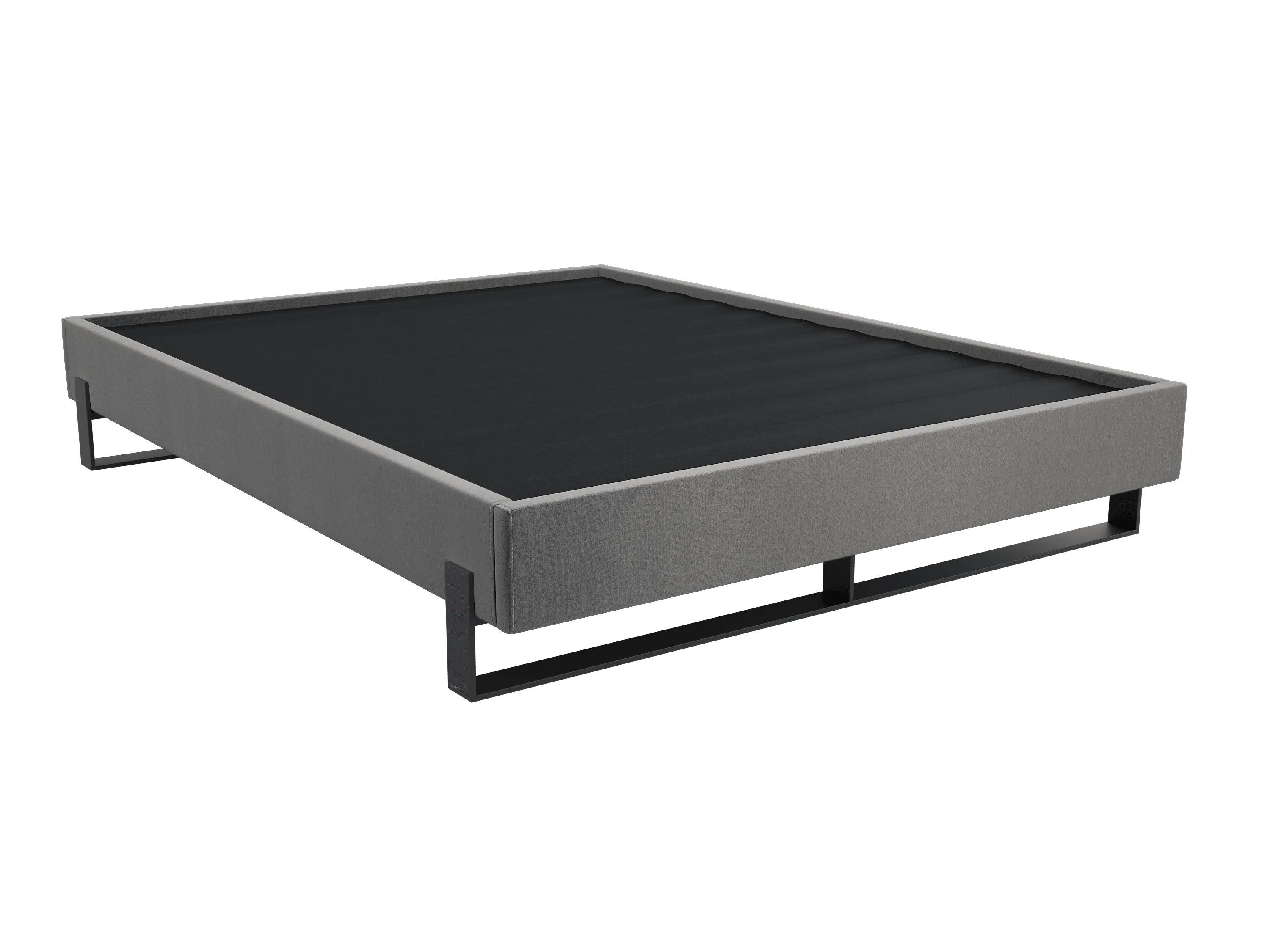 Vant Elevated Platform Bed Matte Black -Full Size