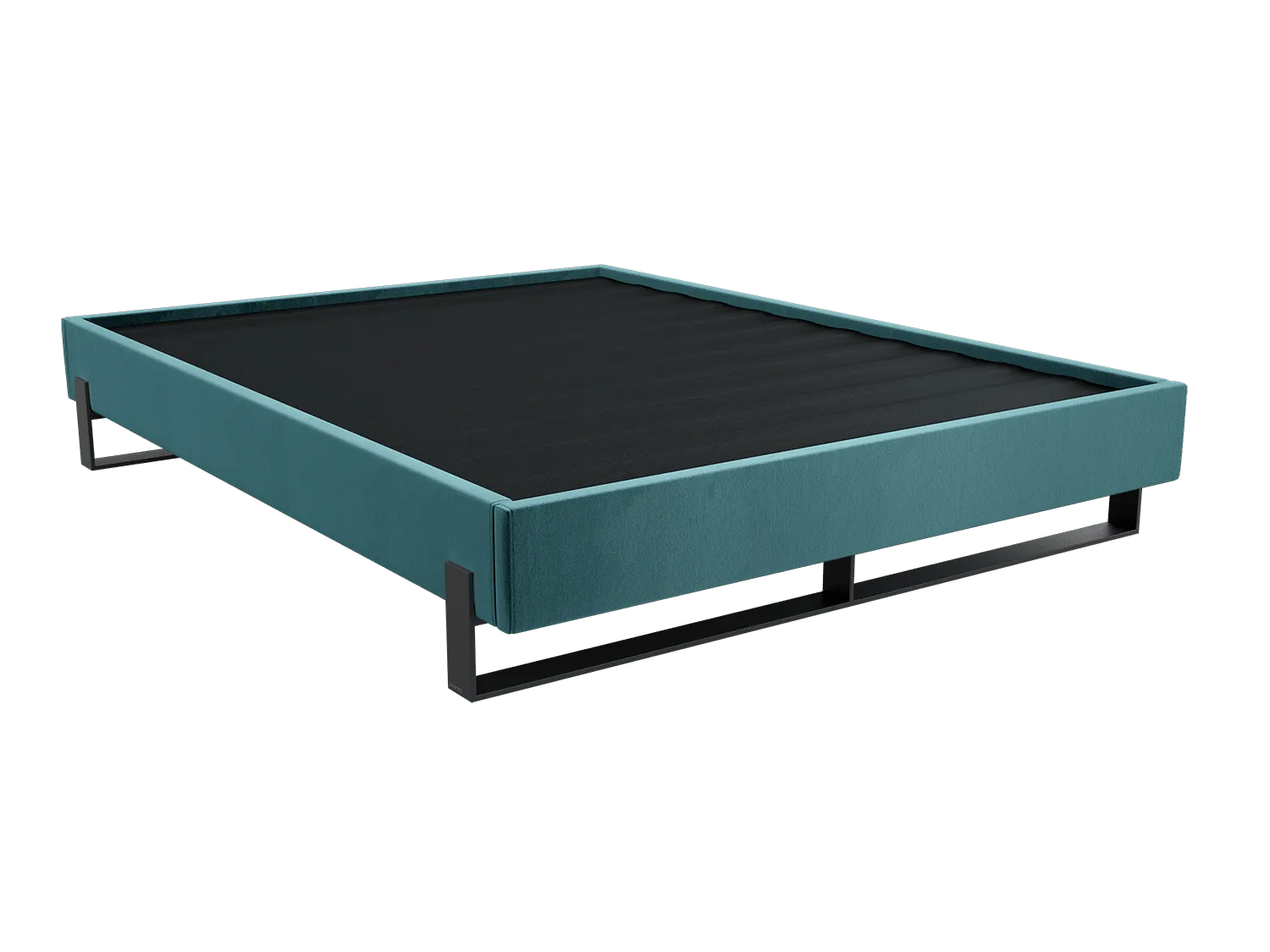 Vant Elevated Platform Bed Matte Black- King Size