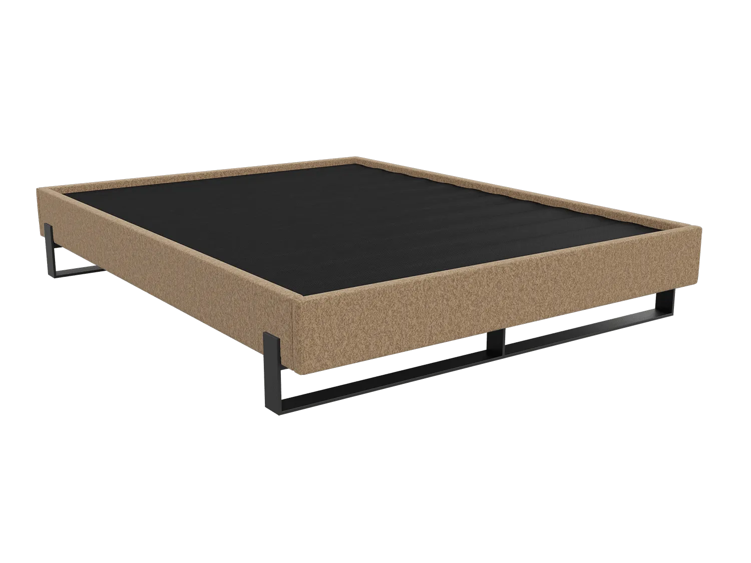 Vant Elevated Platform Bed Matte Black- King Size