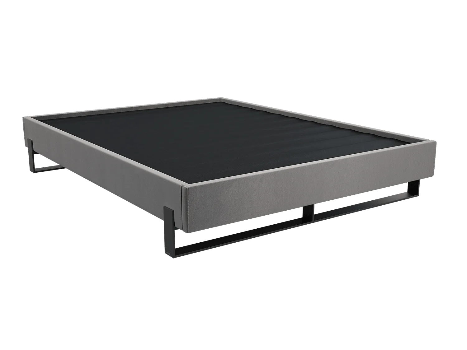 Vant Elevated Platform Bed Matte Black- King Size