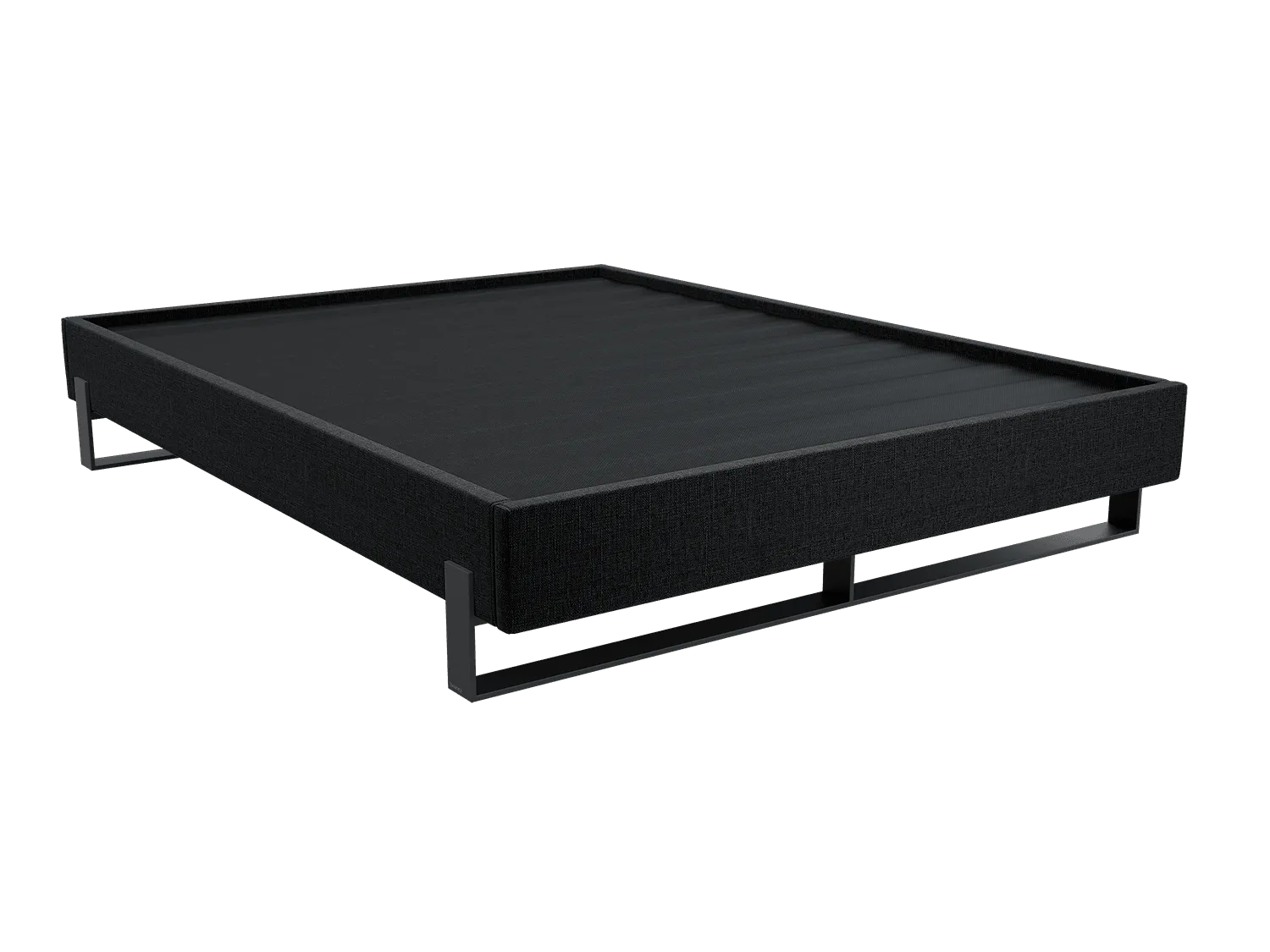 Vant Elevated Platform Bed Matte Black- King Size