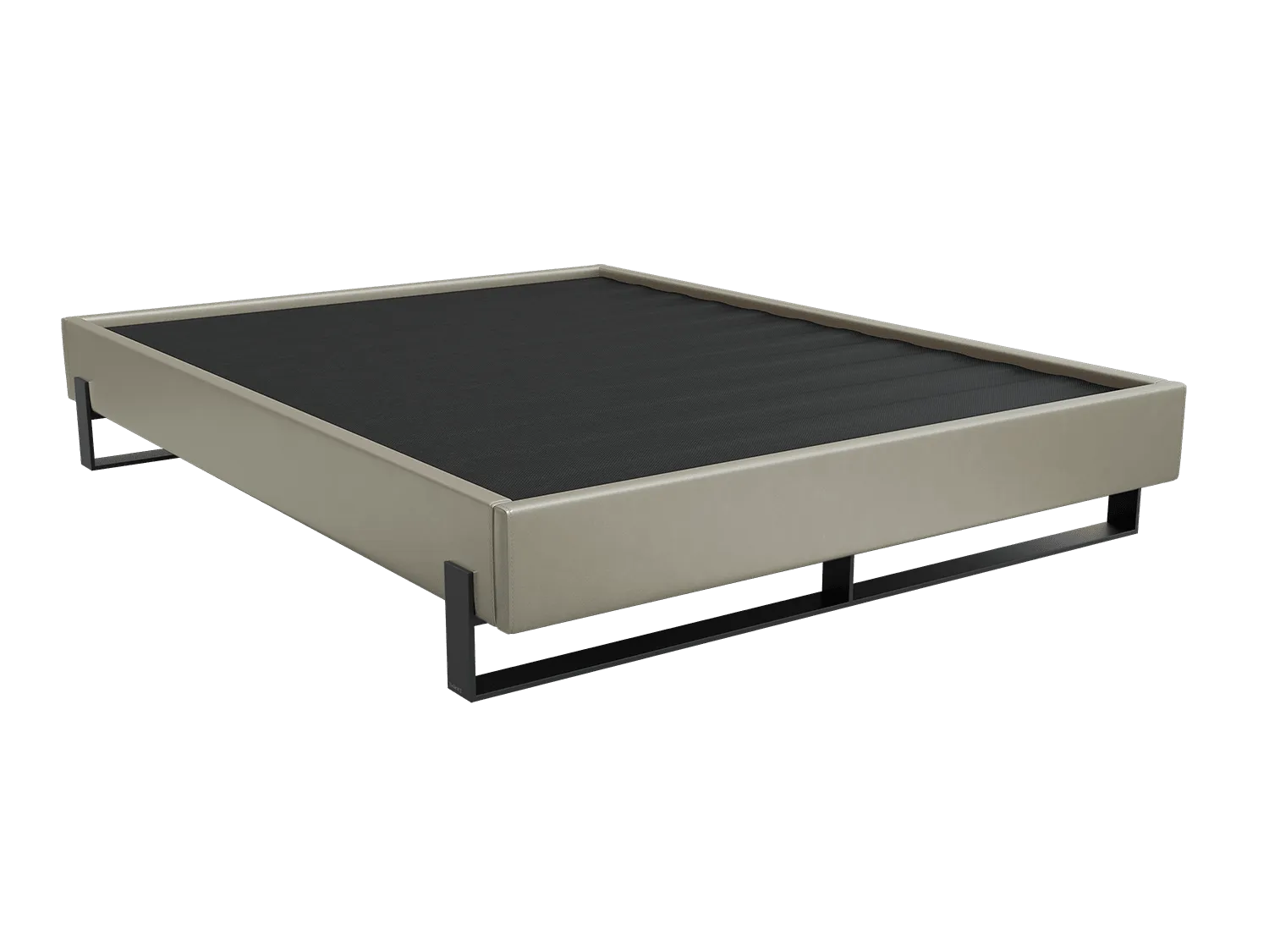 Vant Elevated Platform Bed Matte Black- King Size