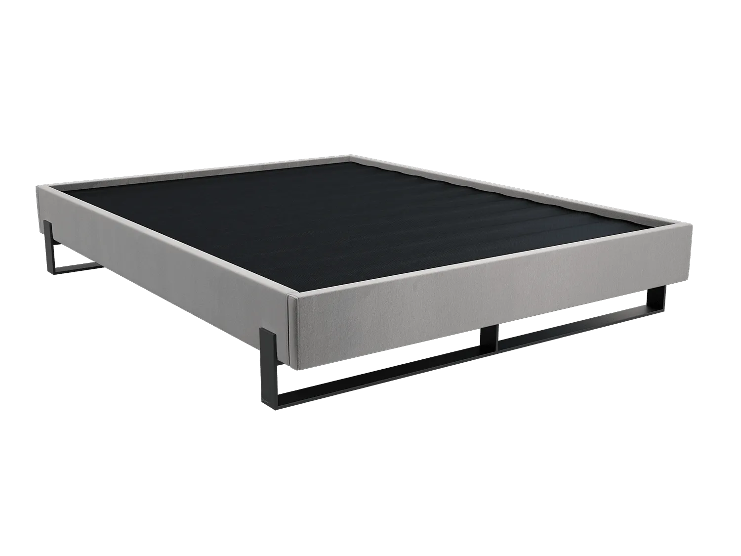 Vant Elevated Platform Bed Matte Black- King Size