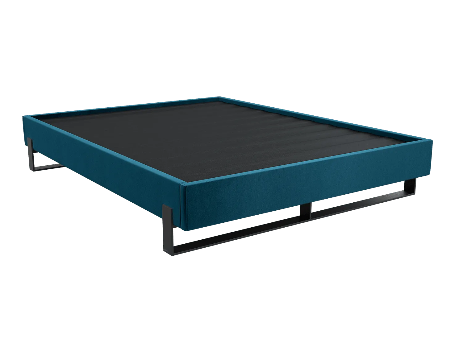 Vant Elevated Platform Bed Matte Black- King Size