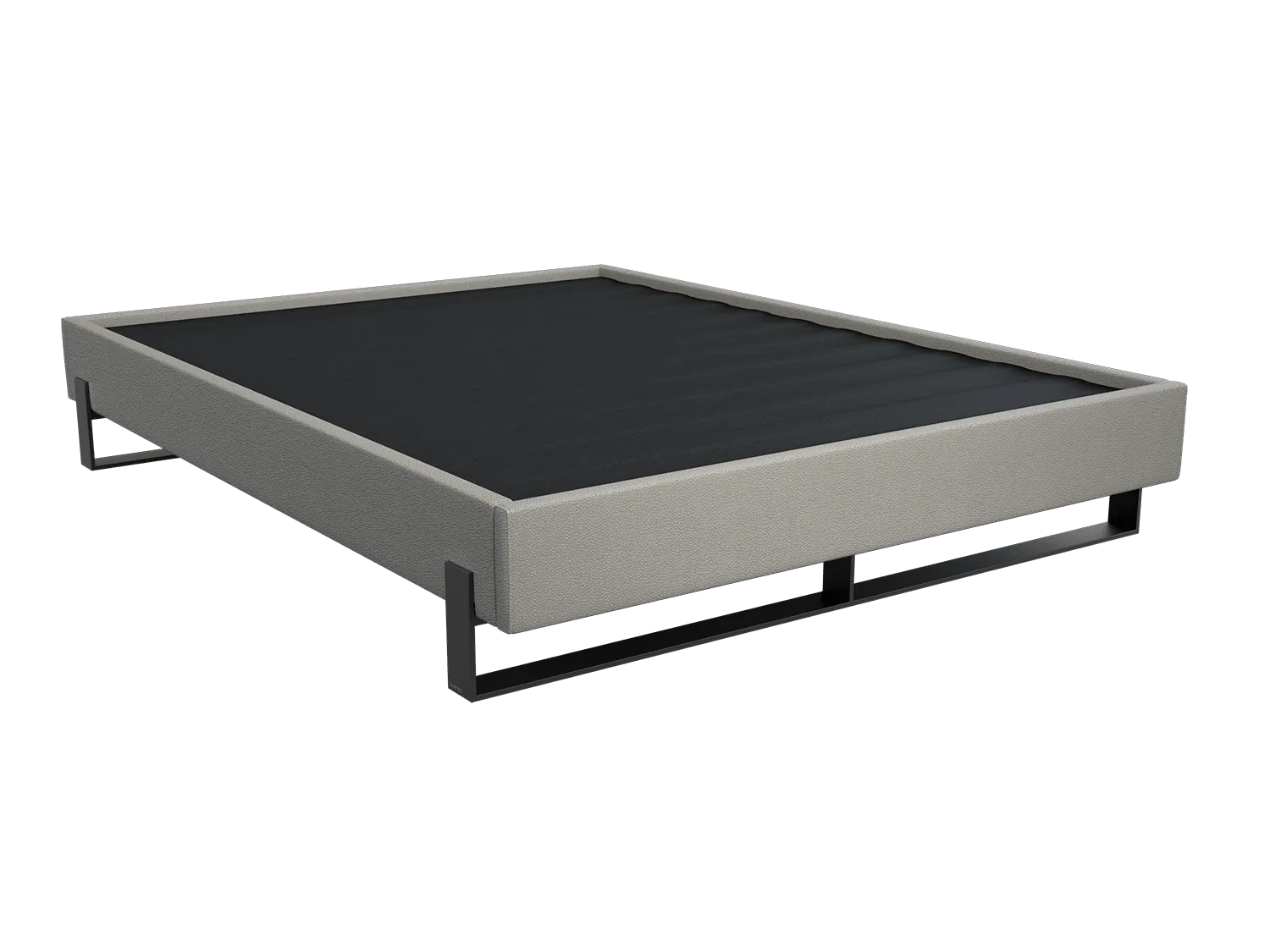 Vant Elevated Platform Bed Matte Black- King Size