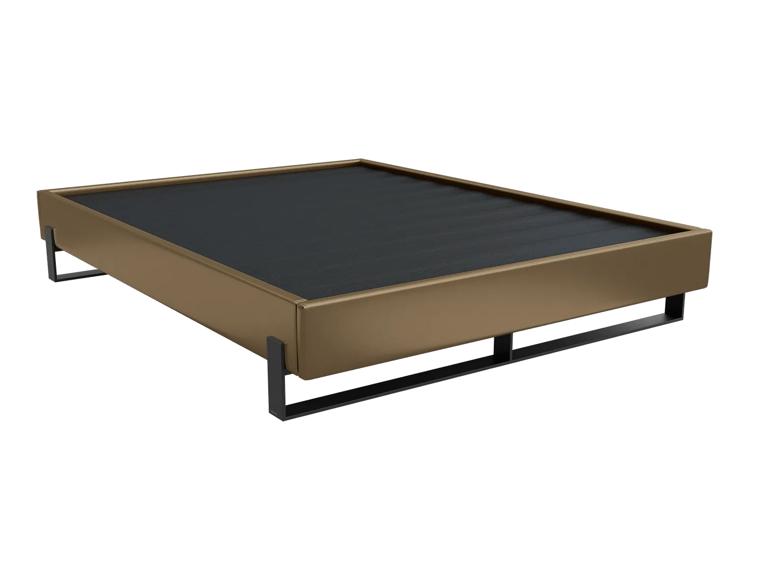 Vant Elevated Platform Bed Matte Black- King Size