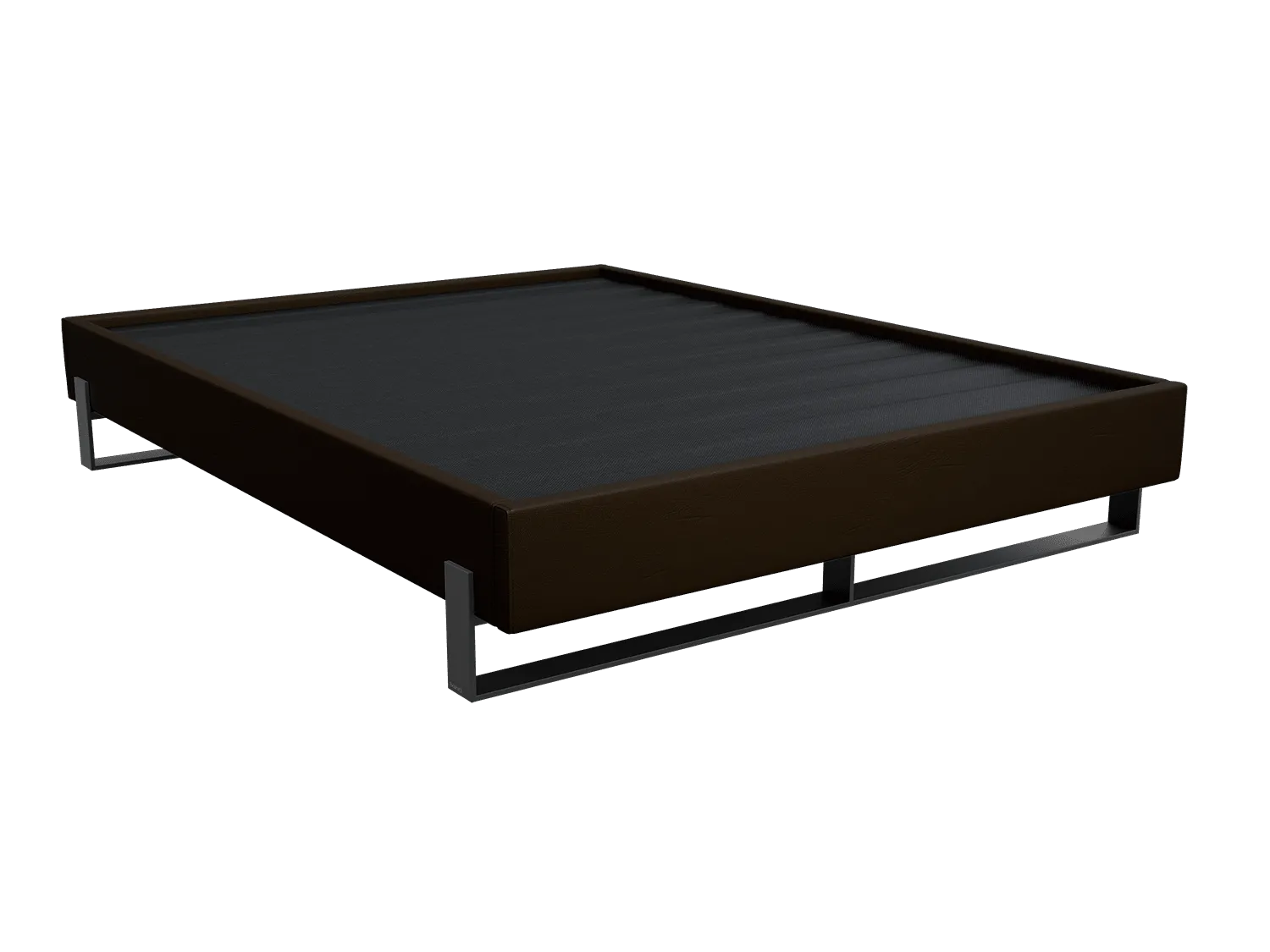 Vant Elevated Platform Bed Matte Black- King Size