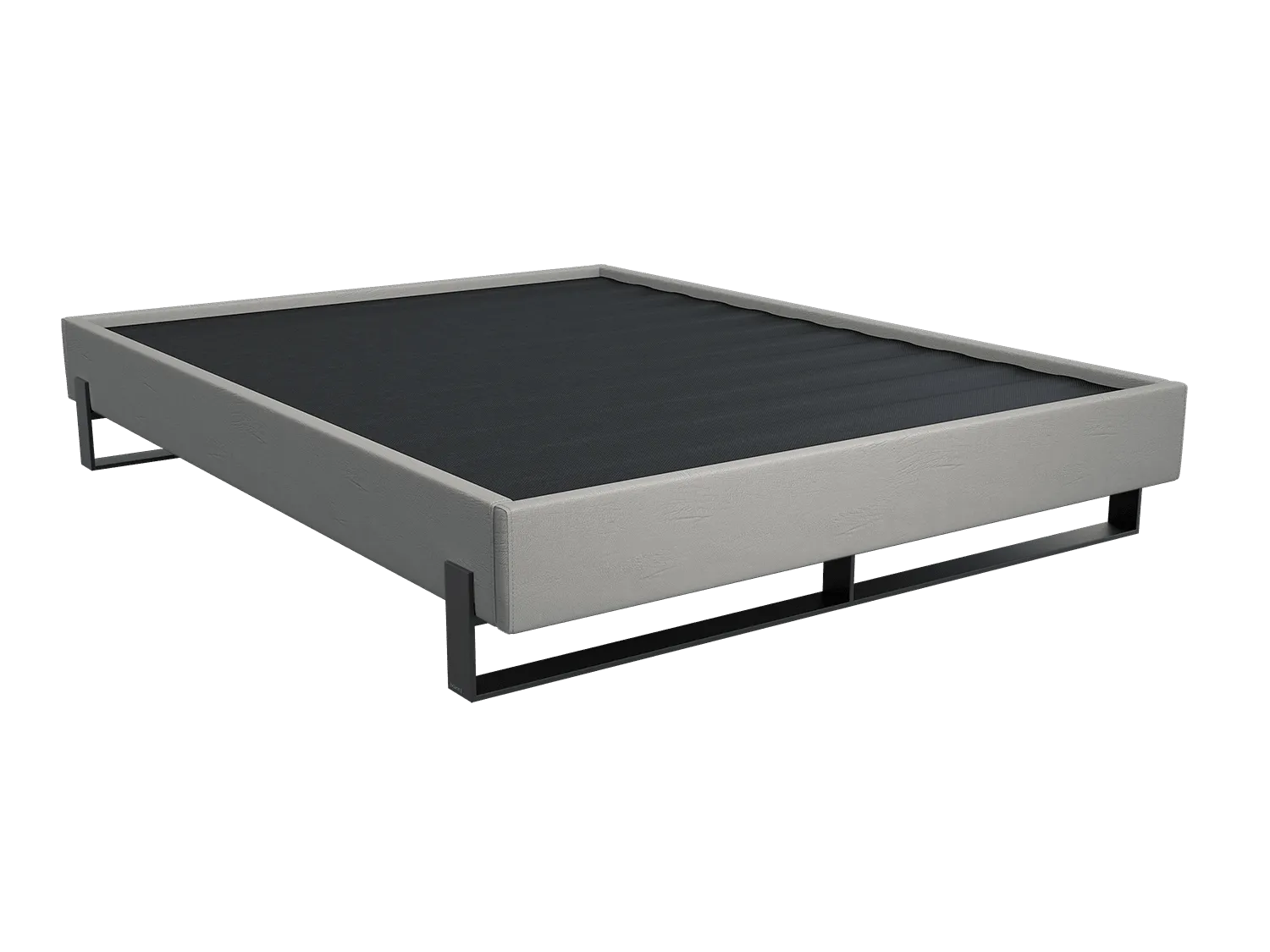 Vant Elevated Platform Bed Matte Black- King Size