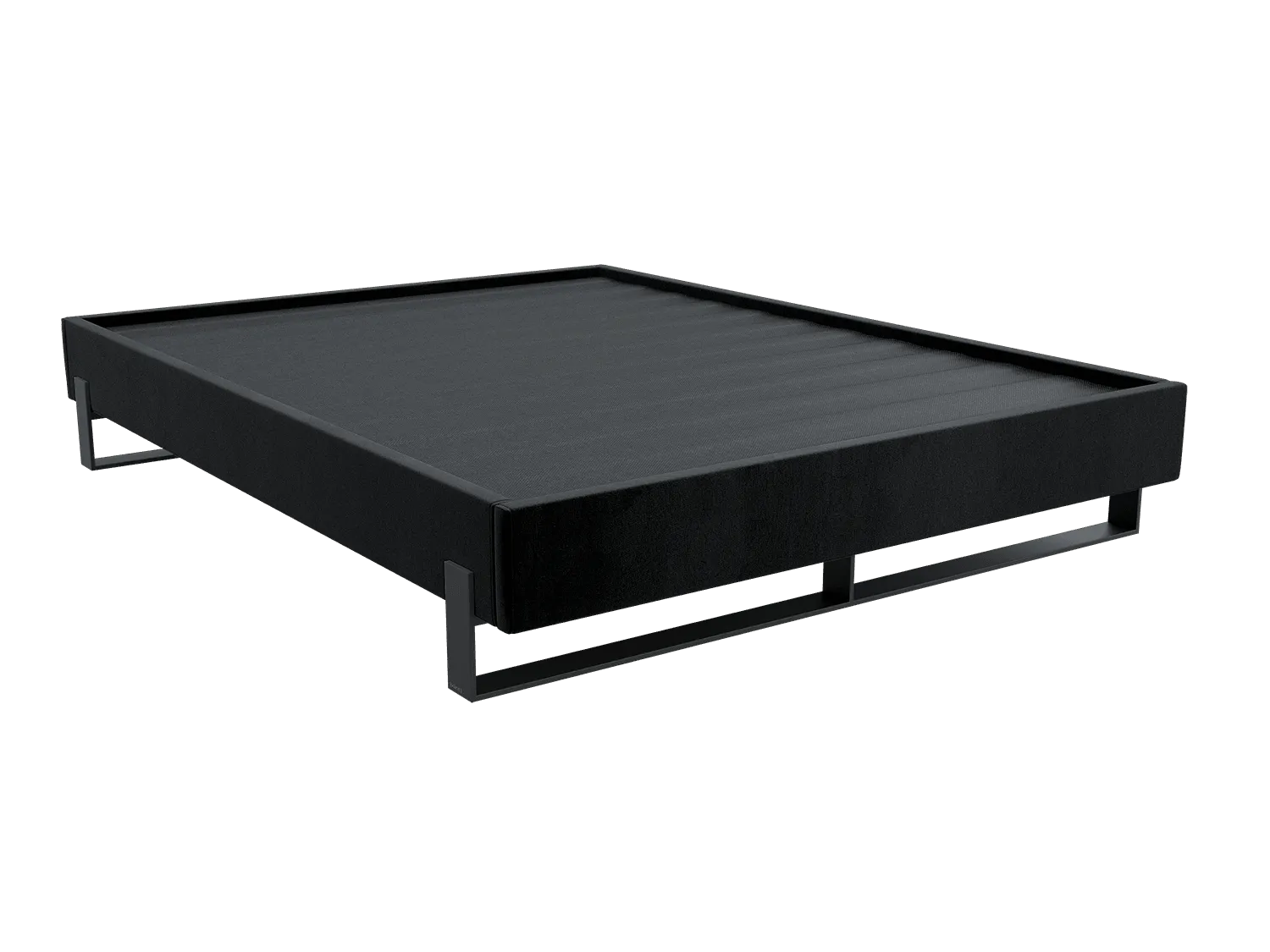 Vant Elevated Platform Bed Matte Black- King Size