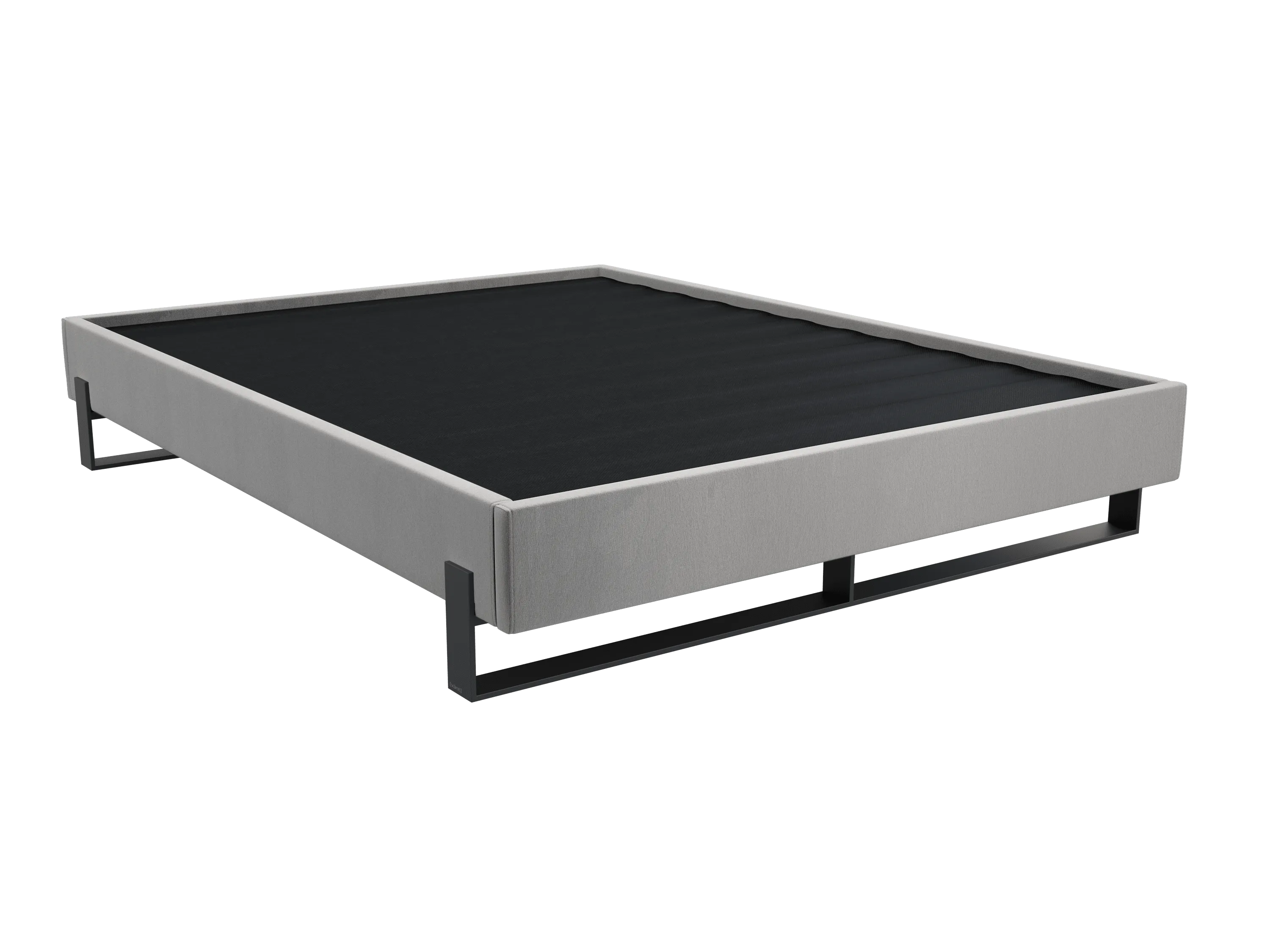 Vant Elevated Platform Bed Matte Black -Twin Size